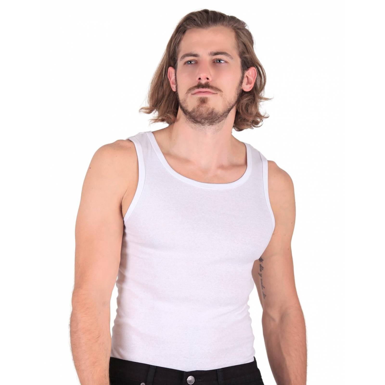 Camiseta Hombre Básico Blanco Optima 56504246