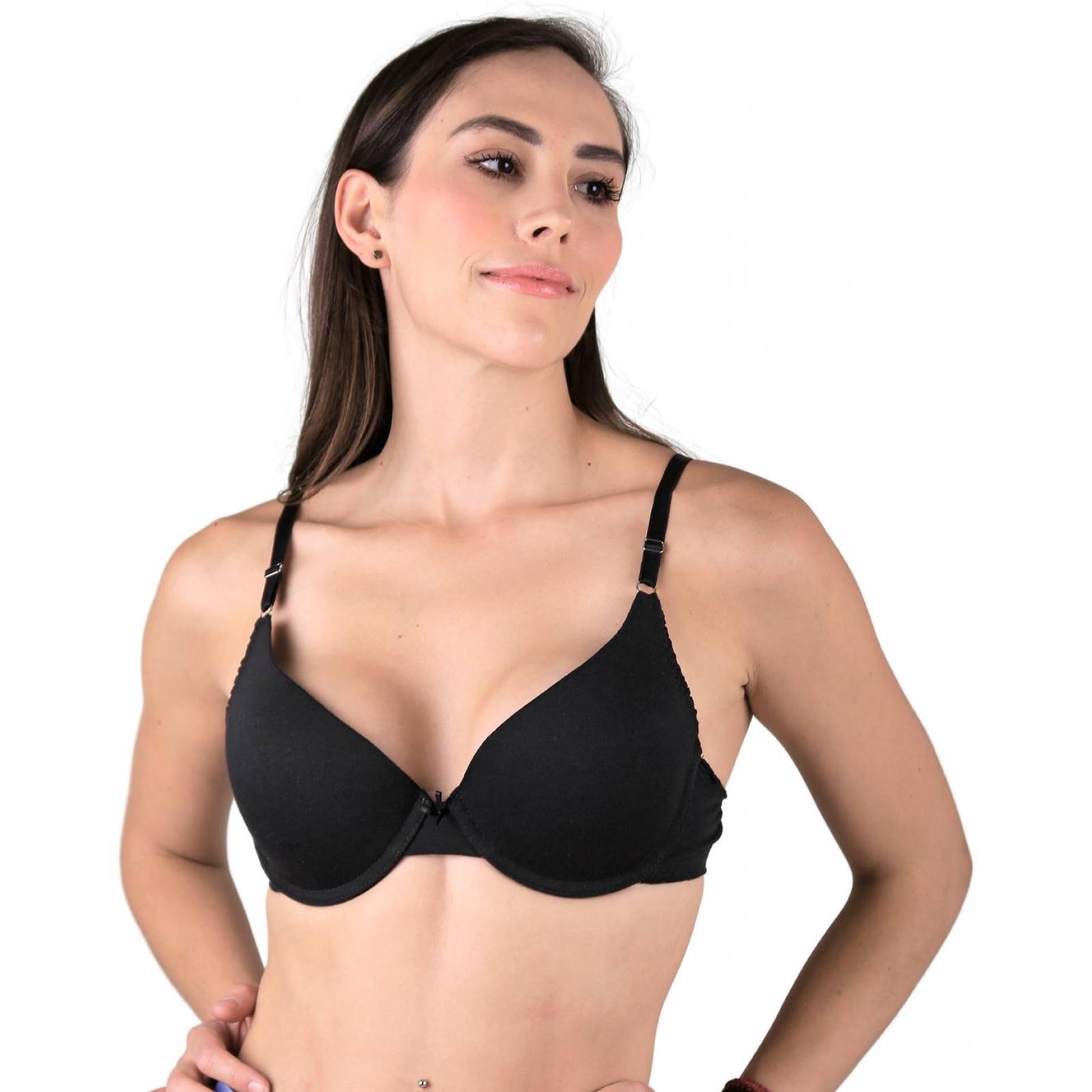 Brassiere Mujer Básico Negro Tops & Bottoms 56503406