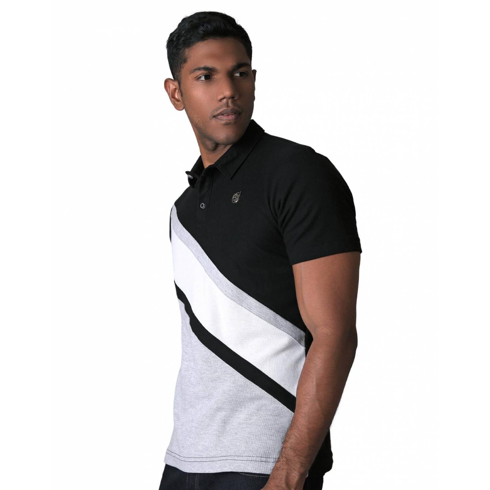 Playera Hombre Moda Polo Negro Stfashion 71604272 
