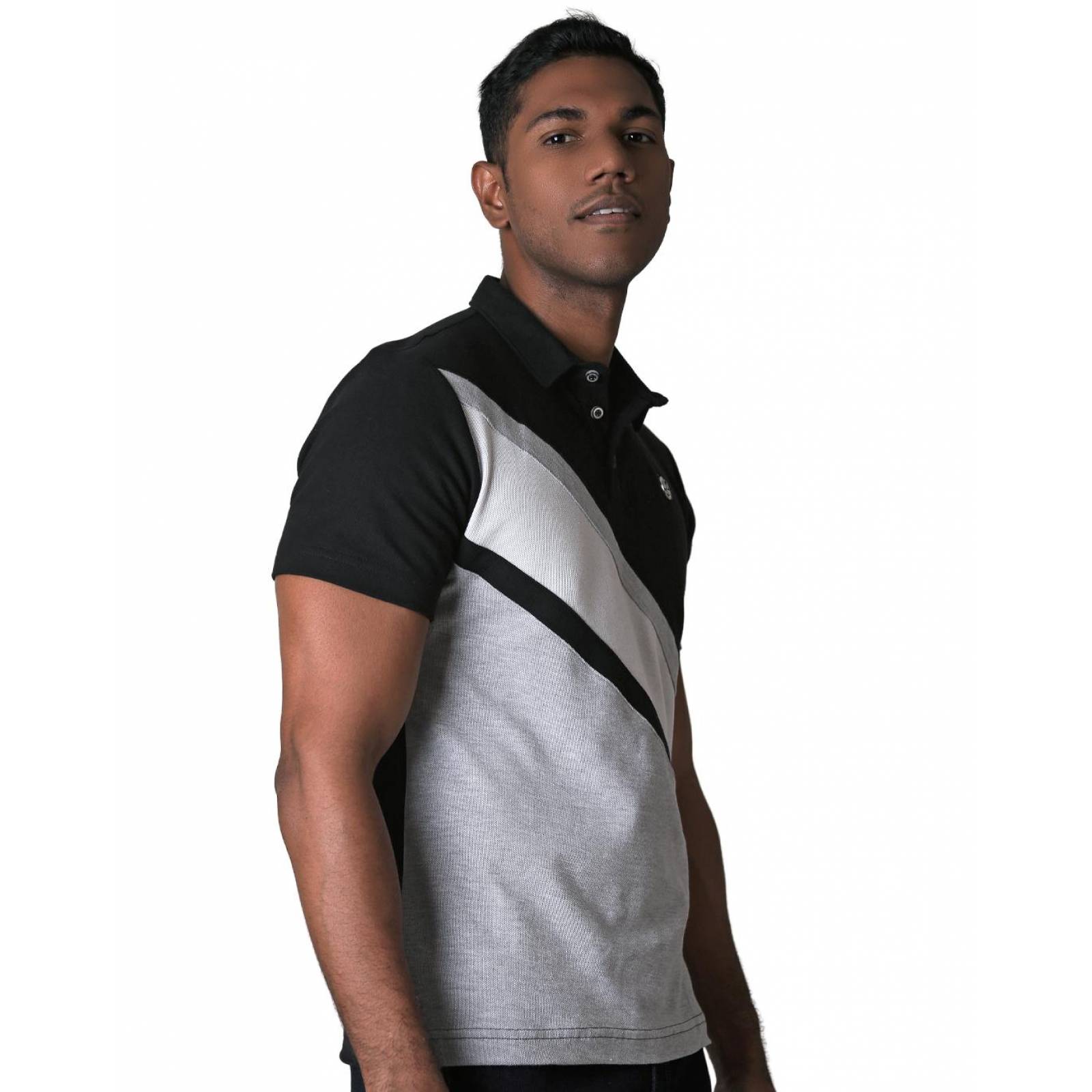 Playera Hombre Moda Polo Negro Stfashion 71604272 