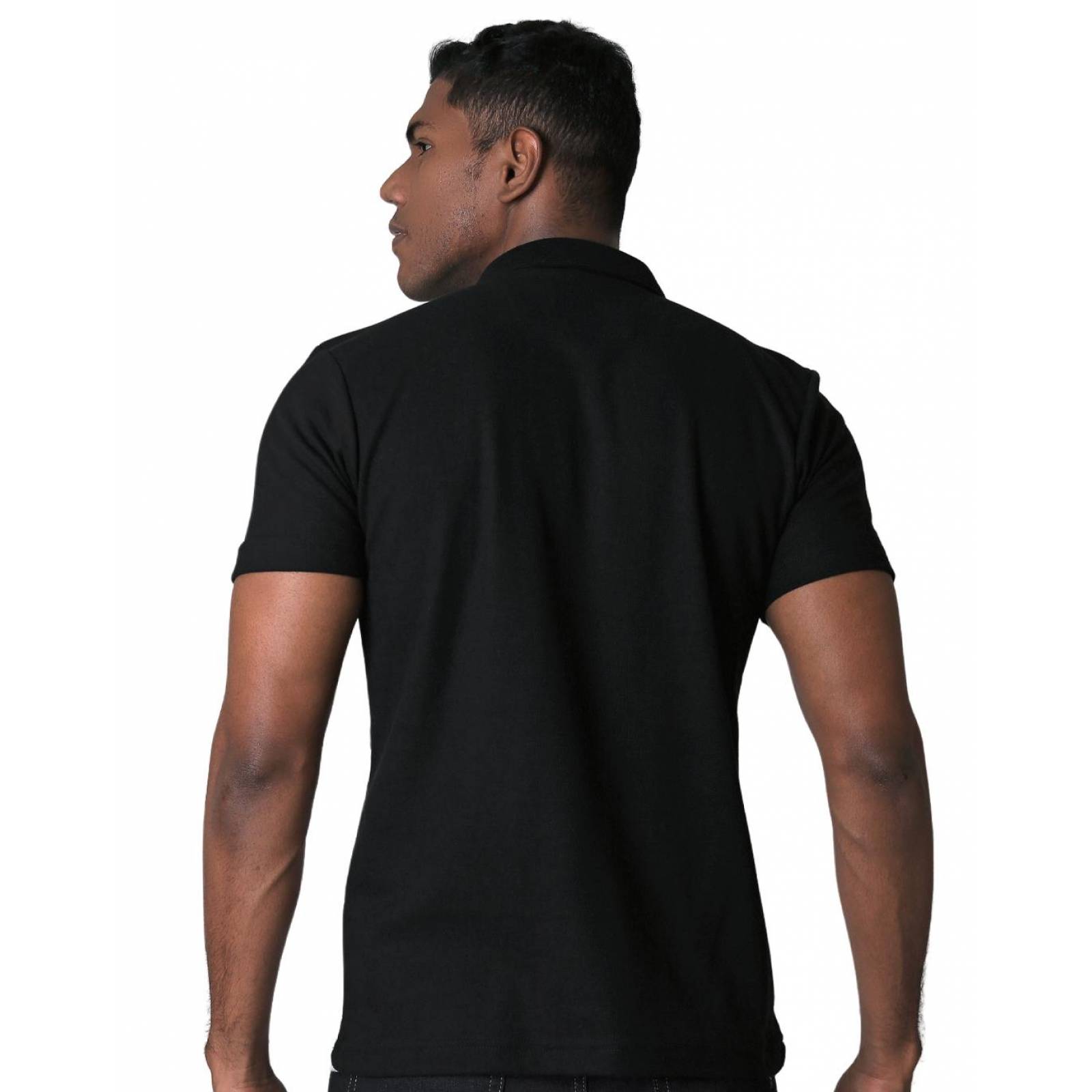 Playera Hombre Moda Polo Negro Stfashion 71604272 