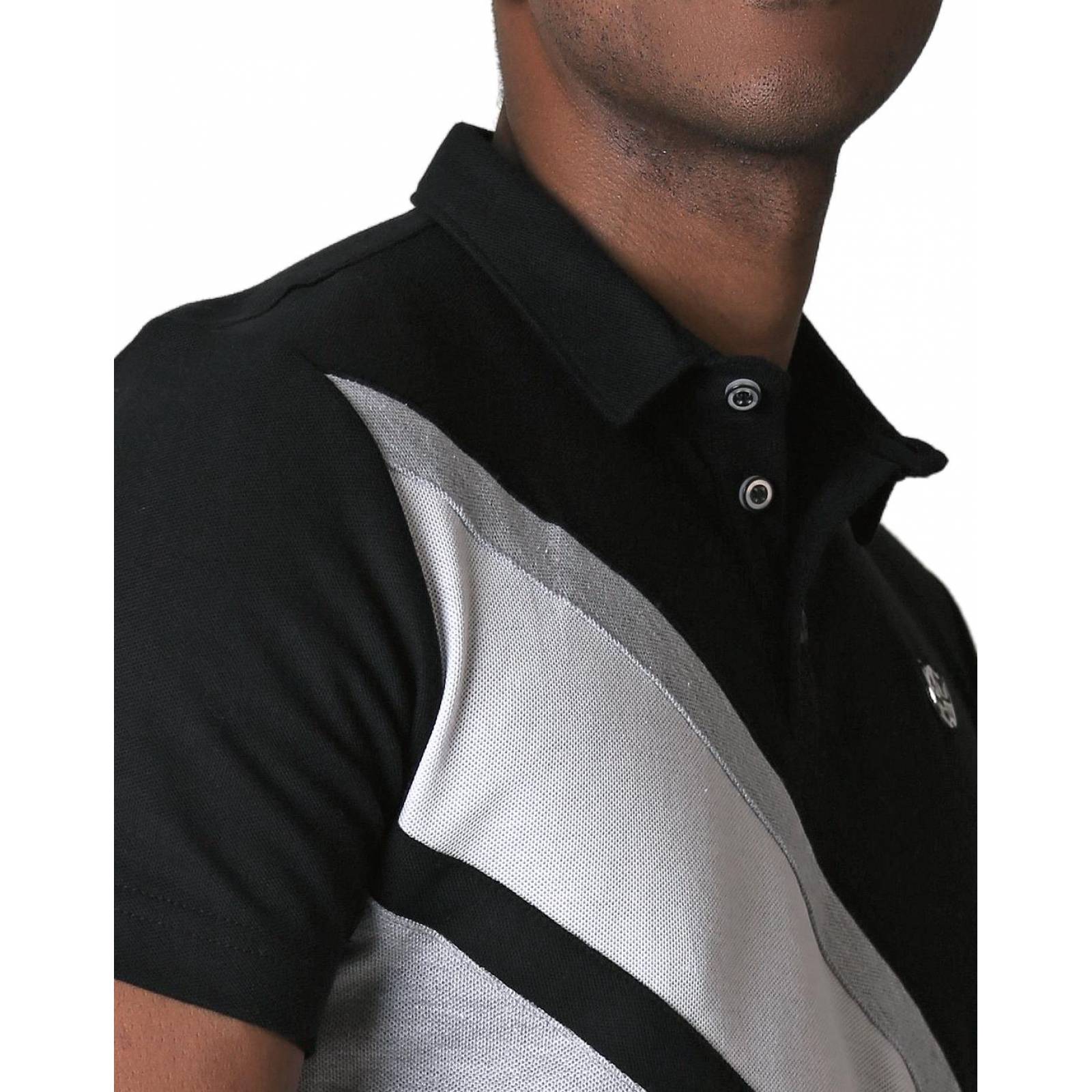 Playera Hombre Moda Polo Negro Stfashion 71604272 