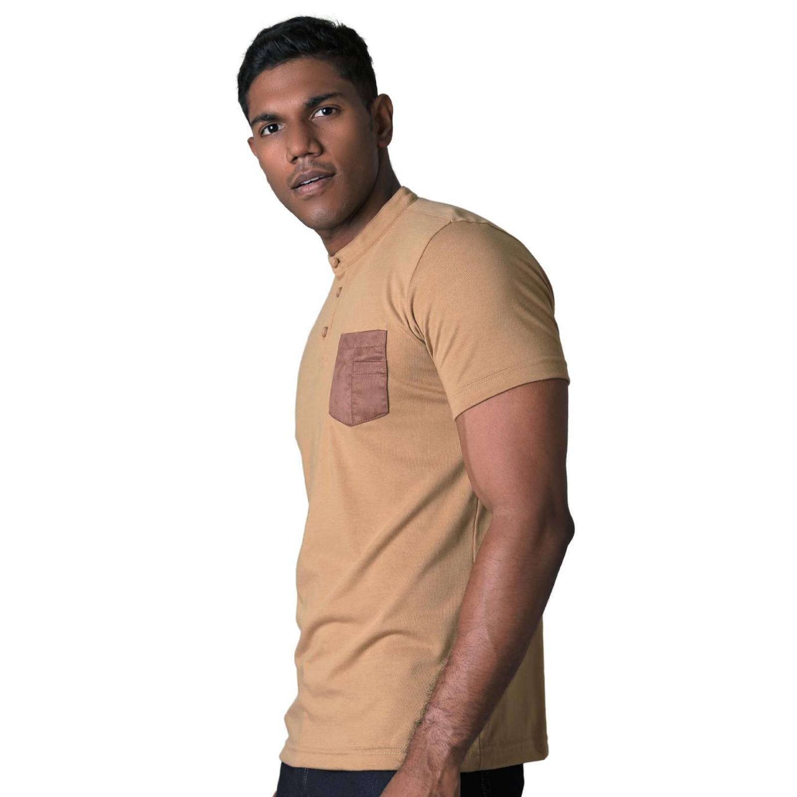 Playera Moda Camiseta Hombre Café Stfashion 71604270