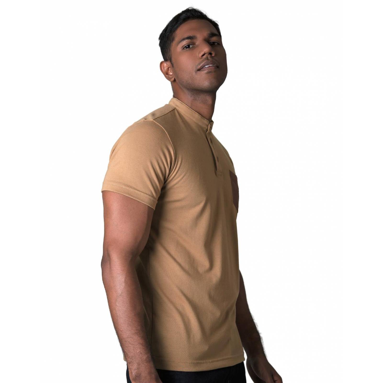 Playera Moda Camiseta Hombre Café Stfashion 71604270