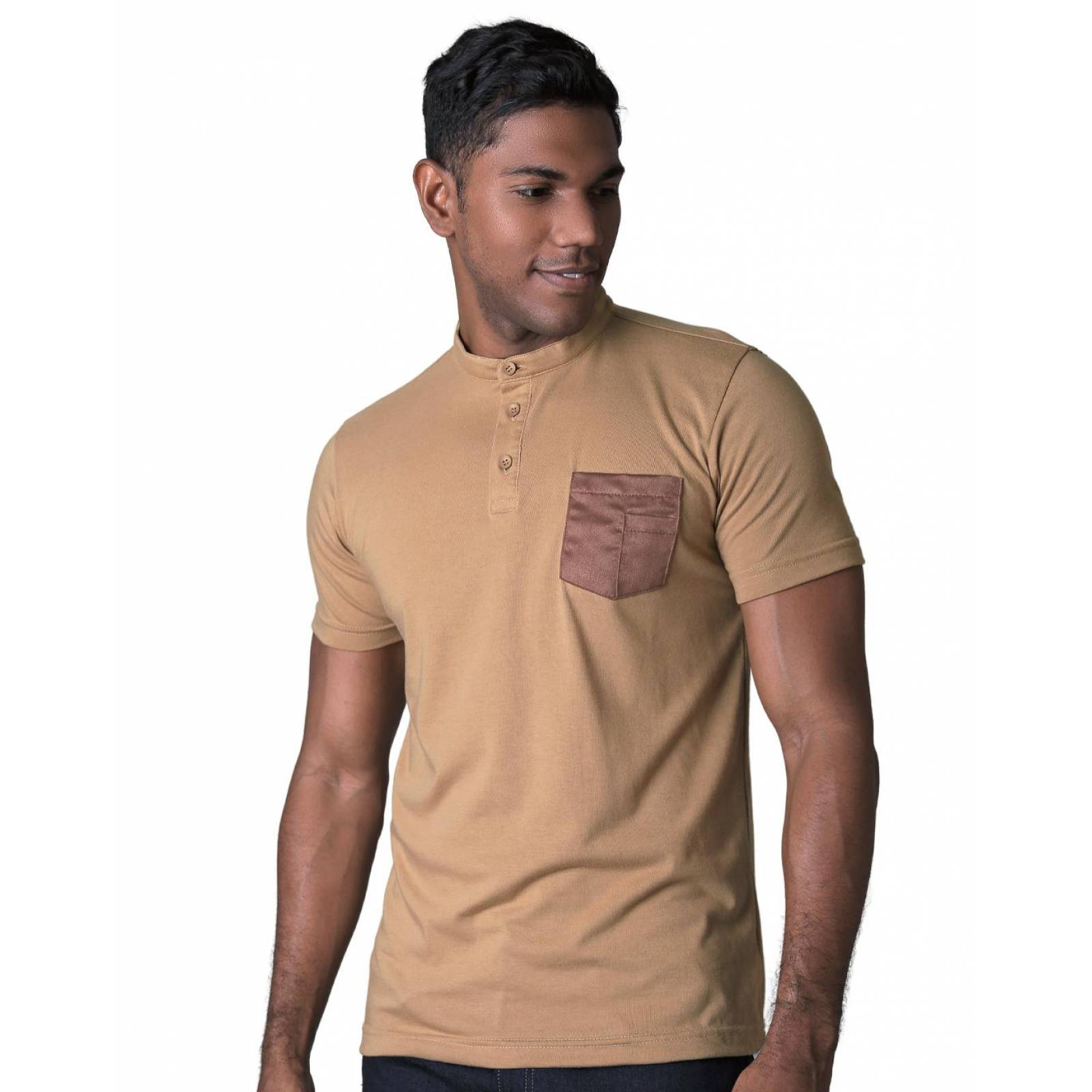 Playera Moda Camiseta Hombre Café Stfashion 71604270