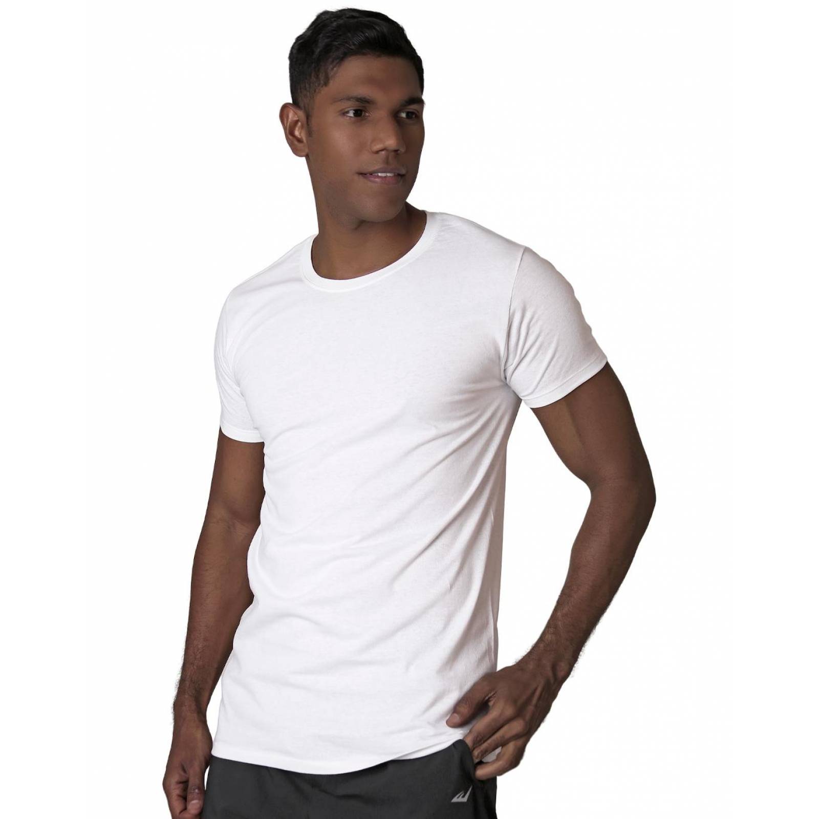 Playera Hombre Básico Blanco Optima 56504247 