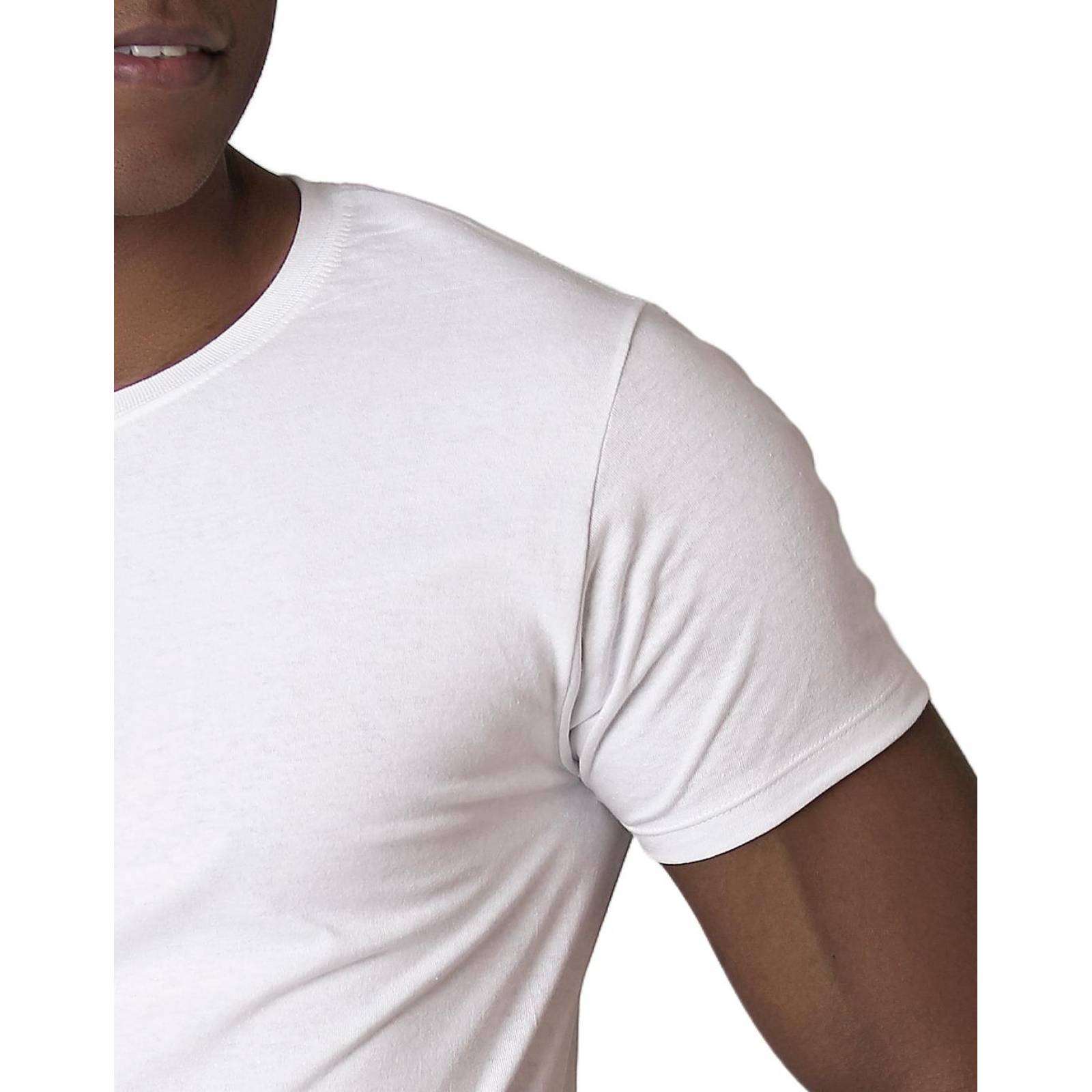 Playera Hombre Básico Blanco Optima 56504247 