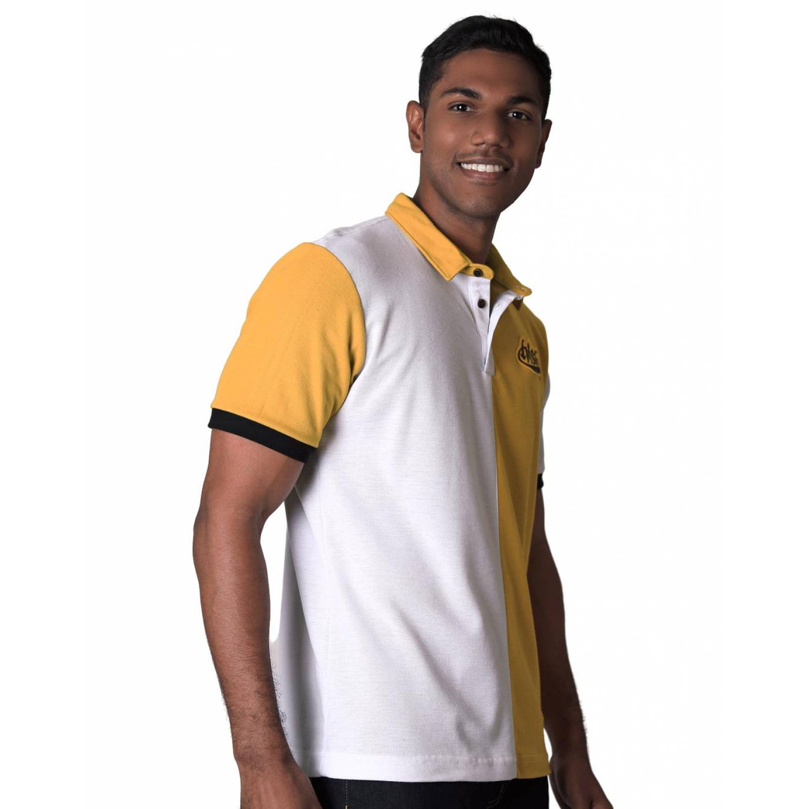 Playera Moda Polo Hombre Mostaza Stfashion 71604260 