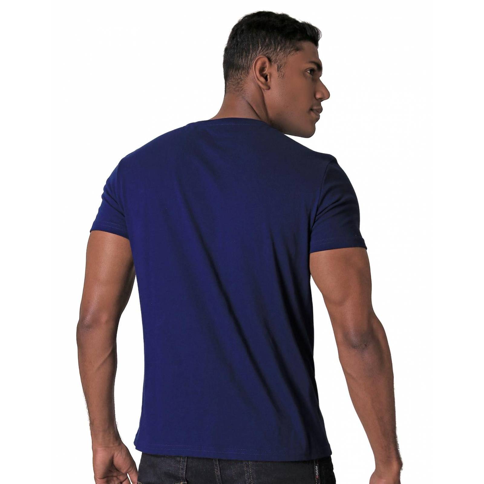 Playera Moda Hombre Azul Silver Plate 60204211 