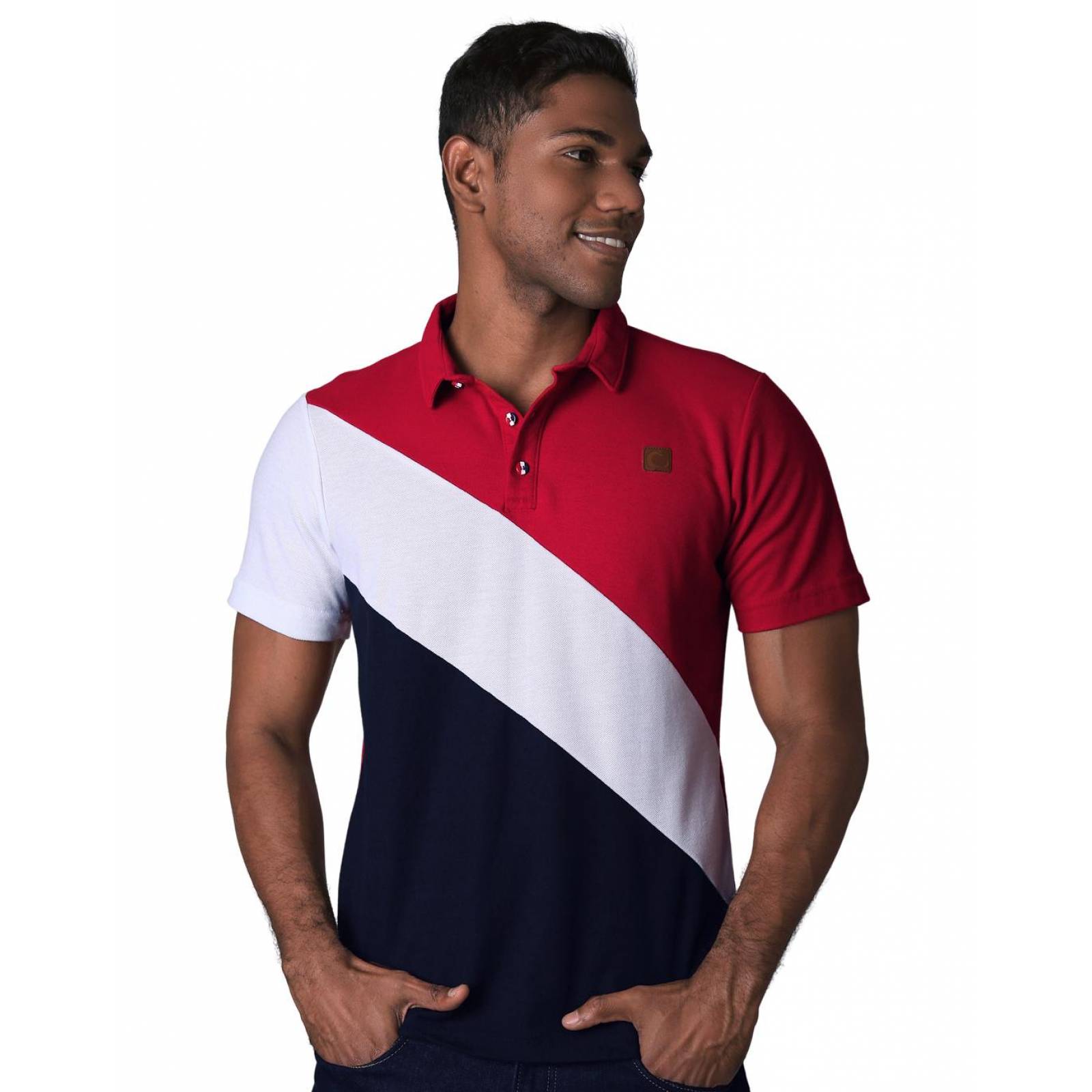 Playera Moda Polo Hombre Rojo Stfashion 71604261 