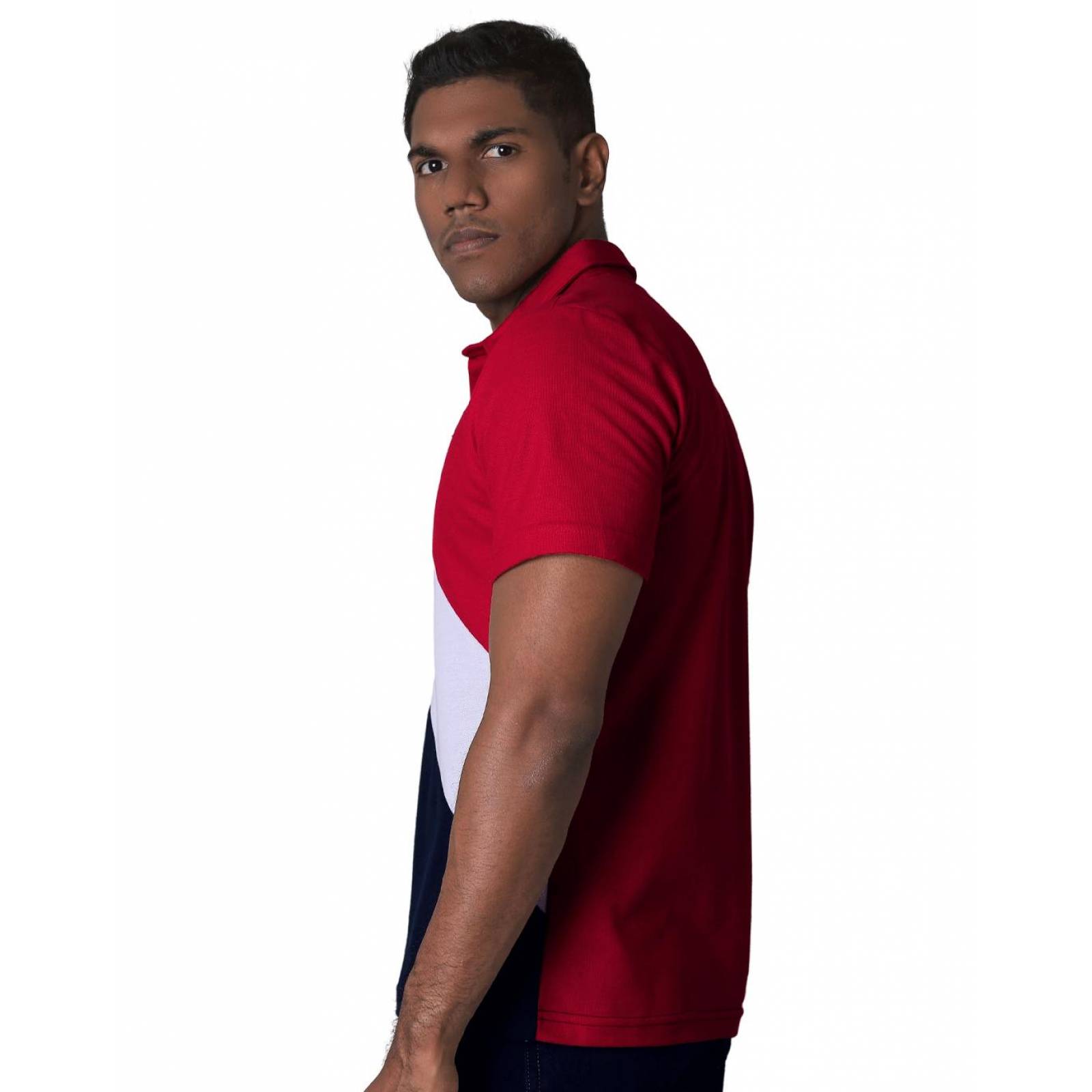 Playera Moda Polo Hombre Rojo Stfashion 71604261 
