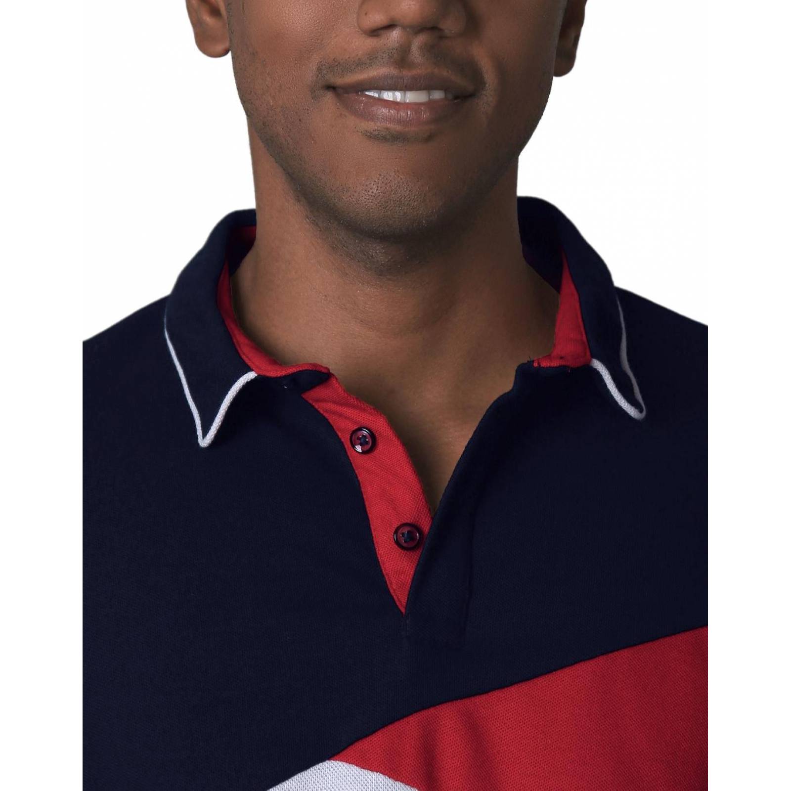 Playera Hombre Moda Polo Azul Stfashion 71604262 