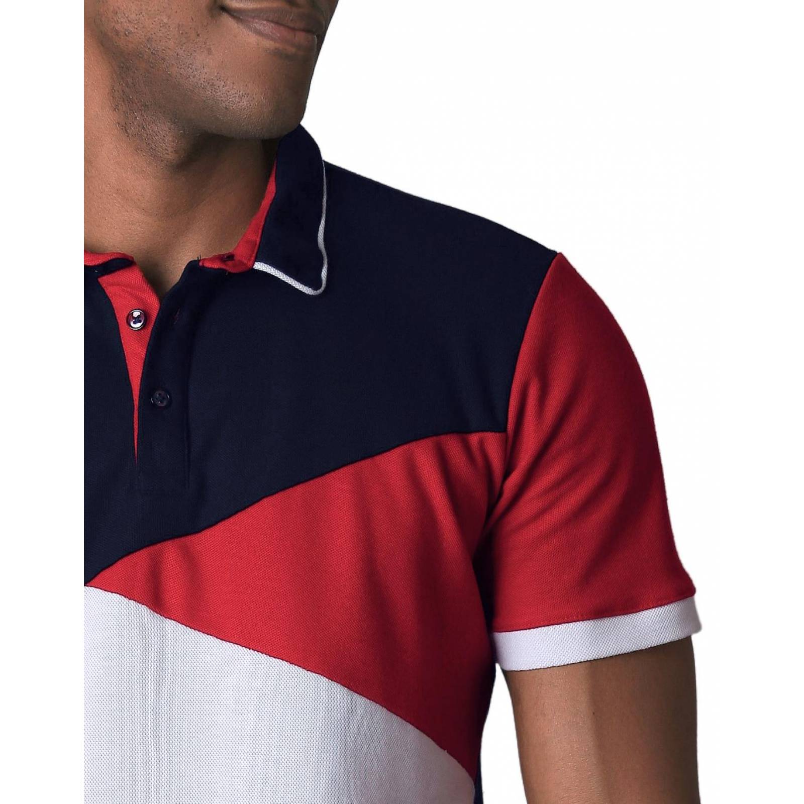 Playera Hombre Moda Polo Azul Stfashion 71604262 