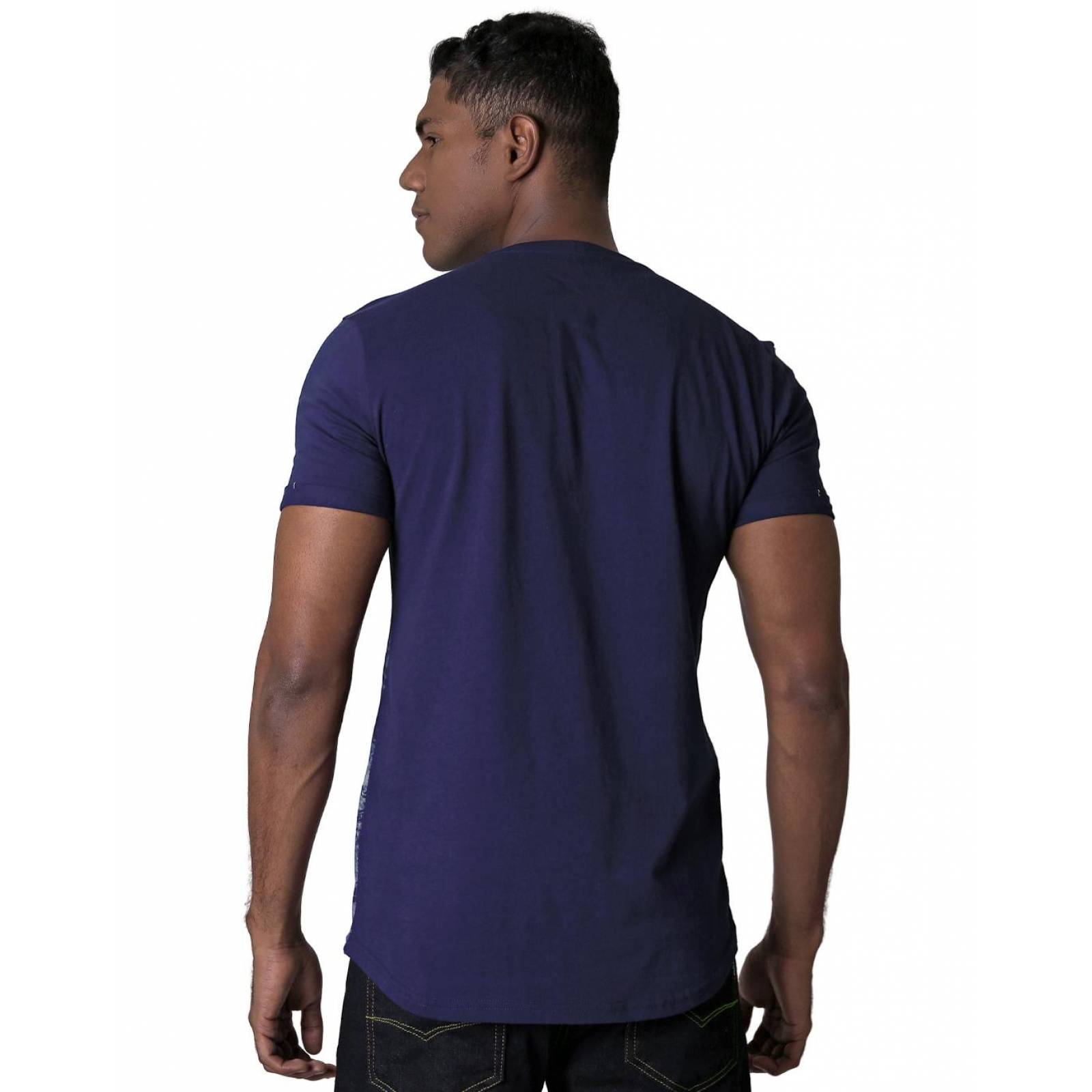 Playera Moda Hombre Azul Silver Plate 60204208 