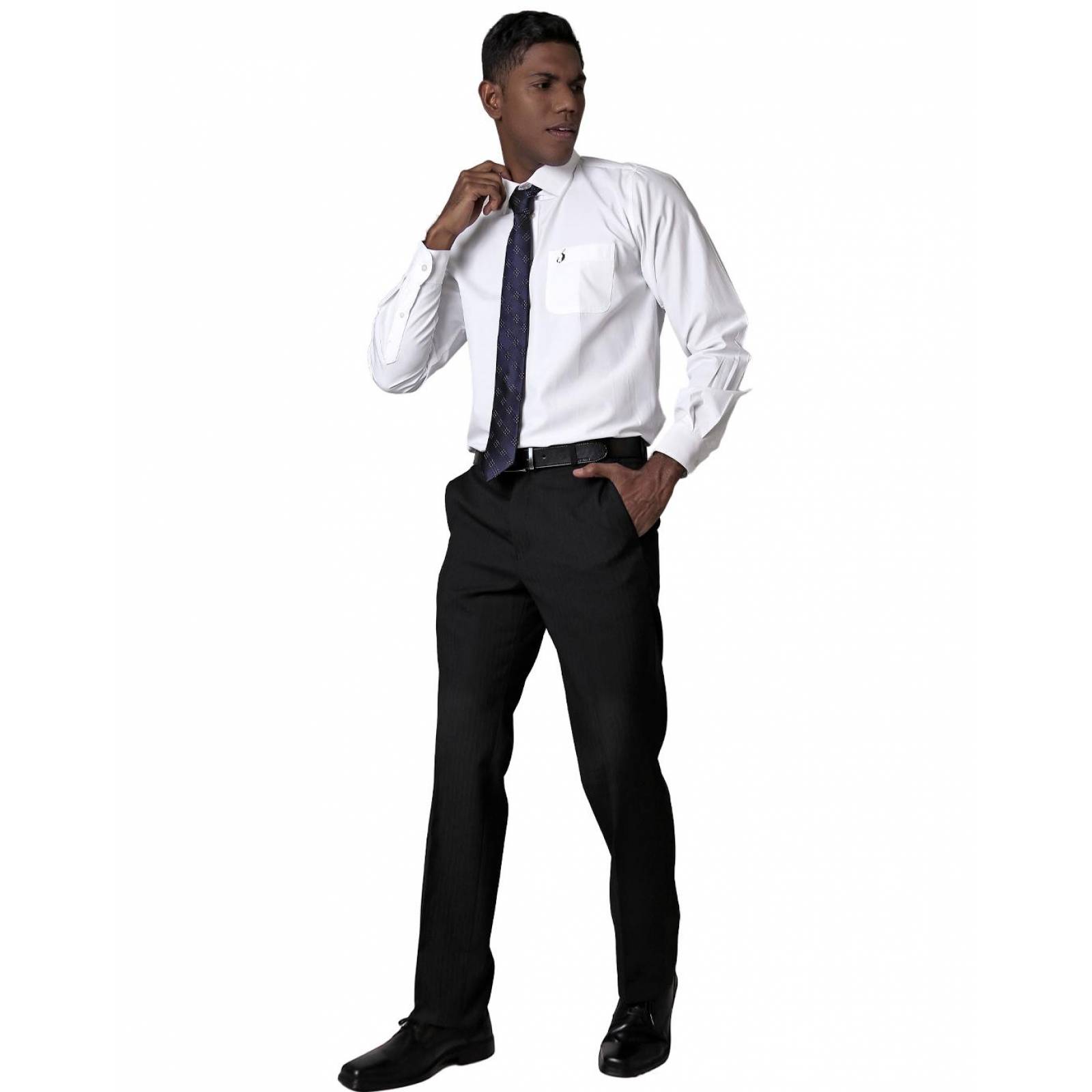 Pantalón Vestir Slim Hombre Negro Yale 66704201 