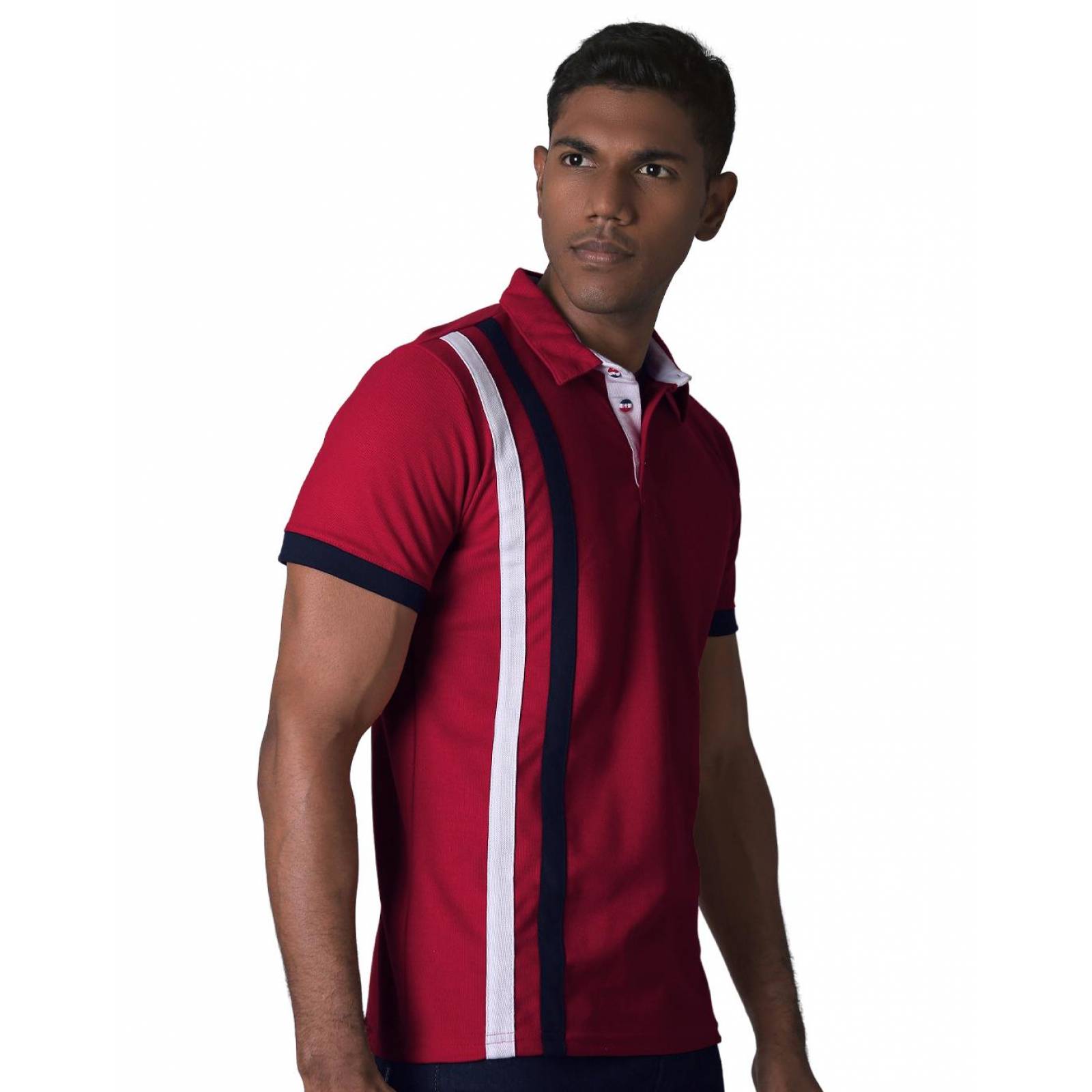 Playera Hombre Moda Polo Rojo Stfashion 71604254 