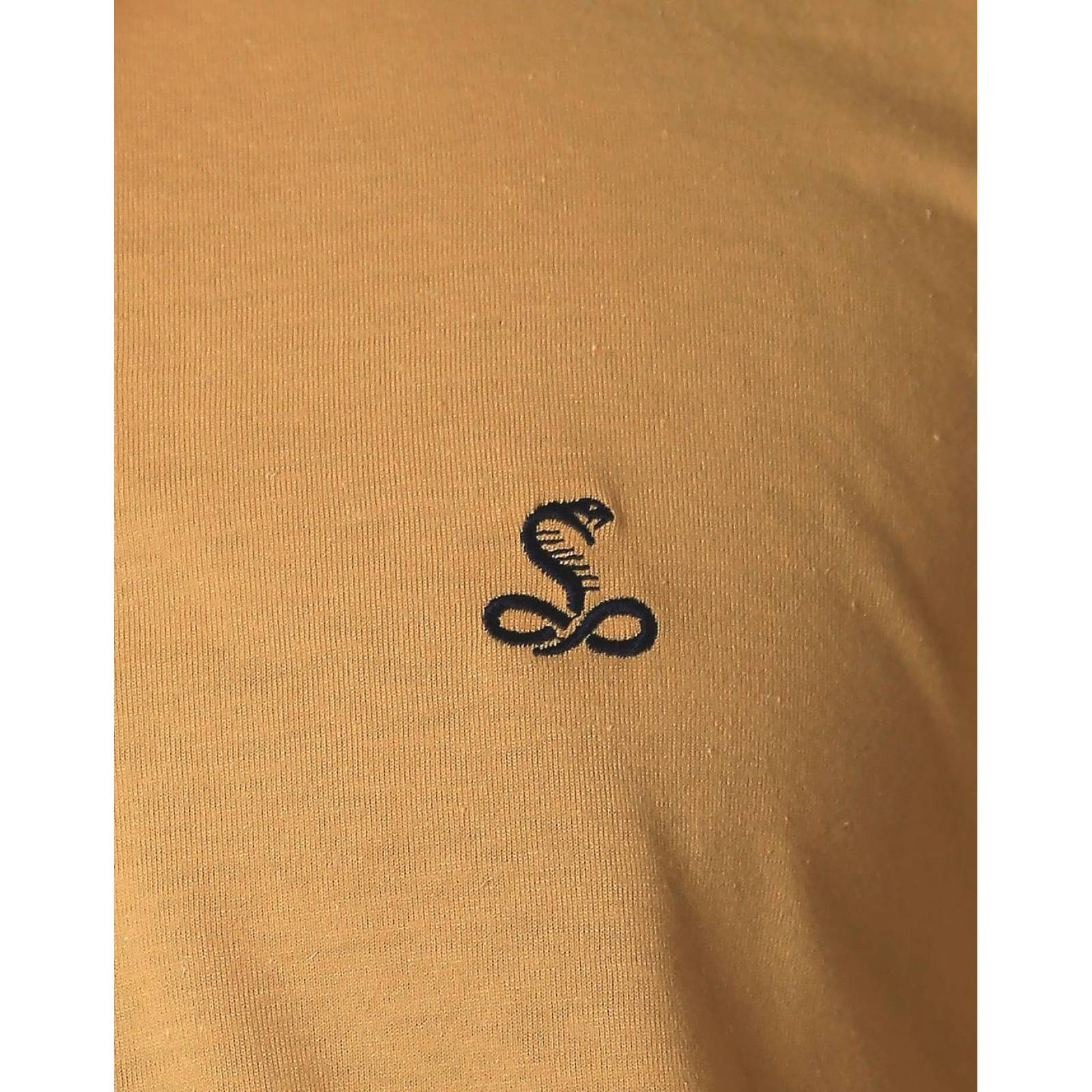 Playera Basico Polo Hombre Mostaza Stfashion 61704203 