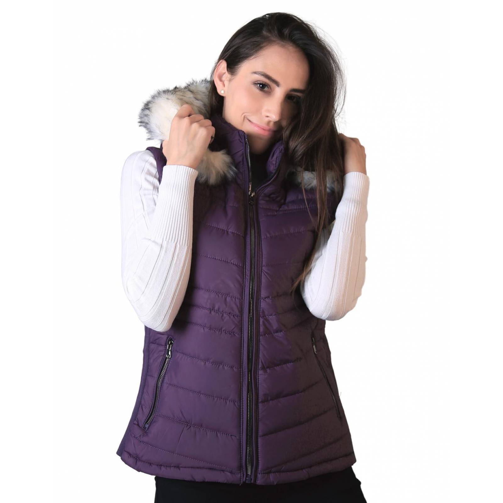 Chaleco Mujer Morado Salvaje Tentación 50704485 