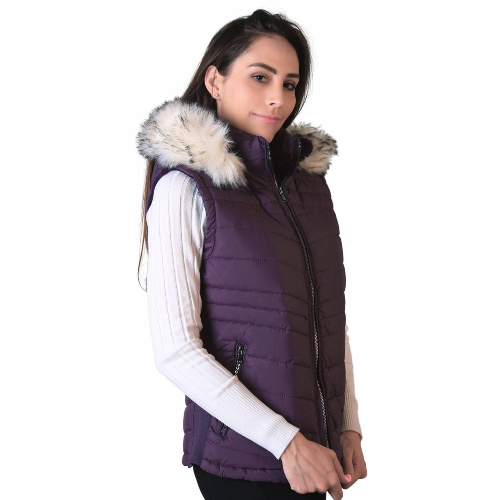 Chaleco Mujer Morado Salvaje Tentación 50704485 