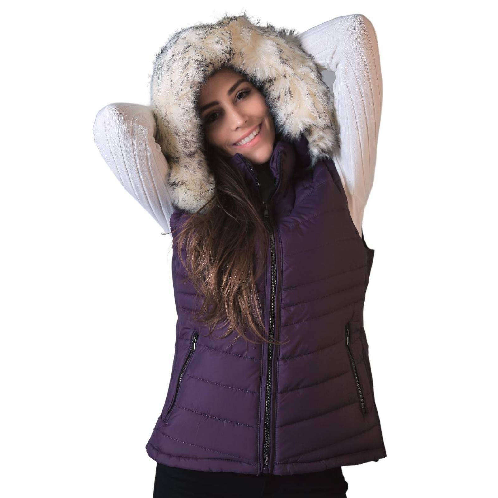 Chaleco Mujer Morado Salvaje Tentación 50704485 