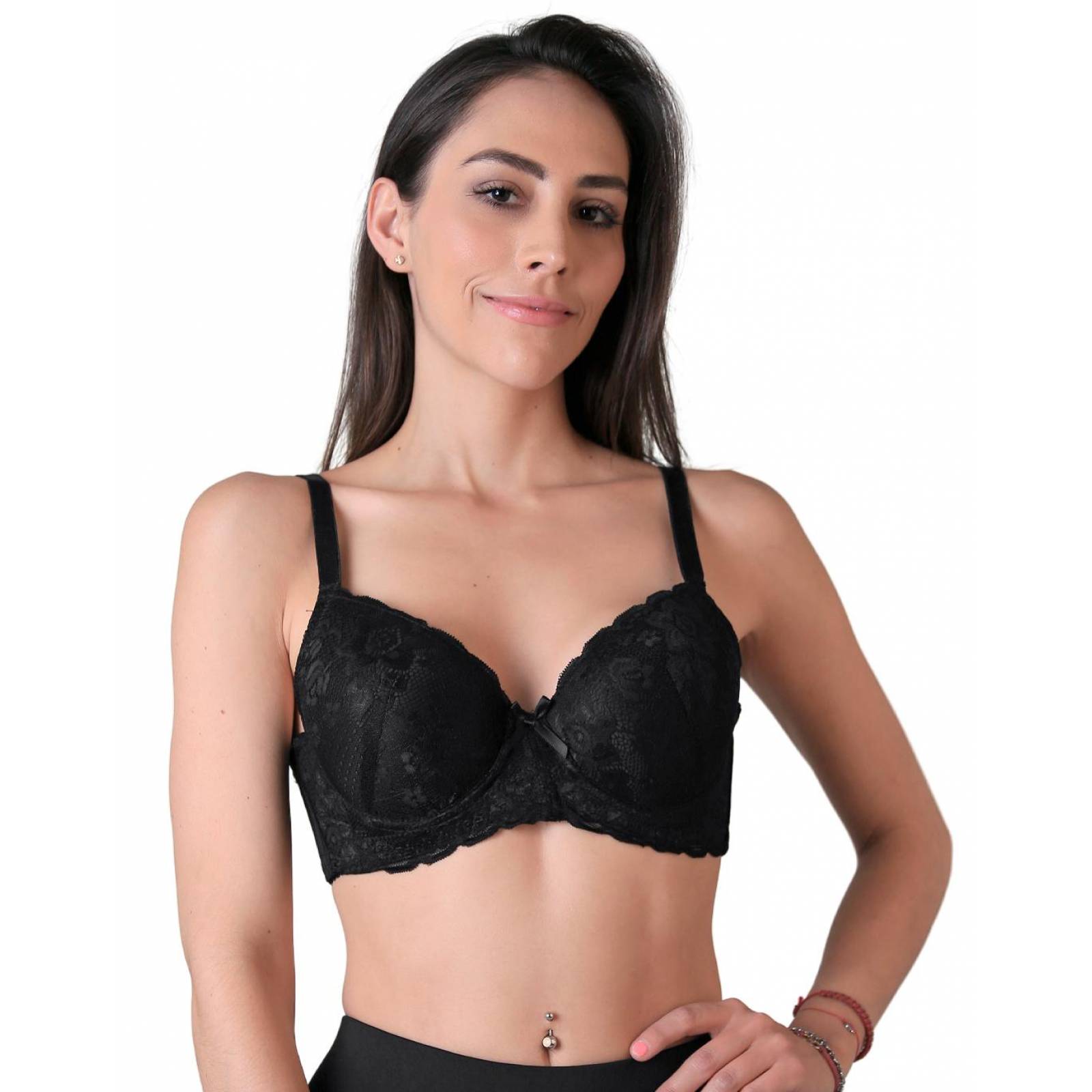 Brassiere Mujer Básico Negro Carnival 68300380