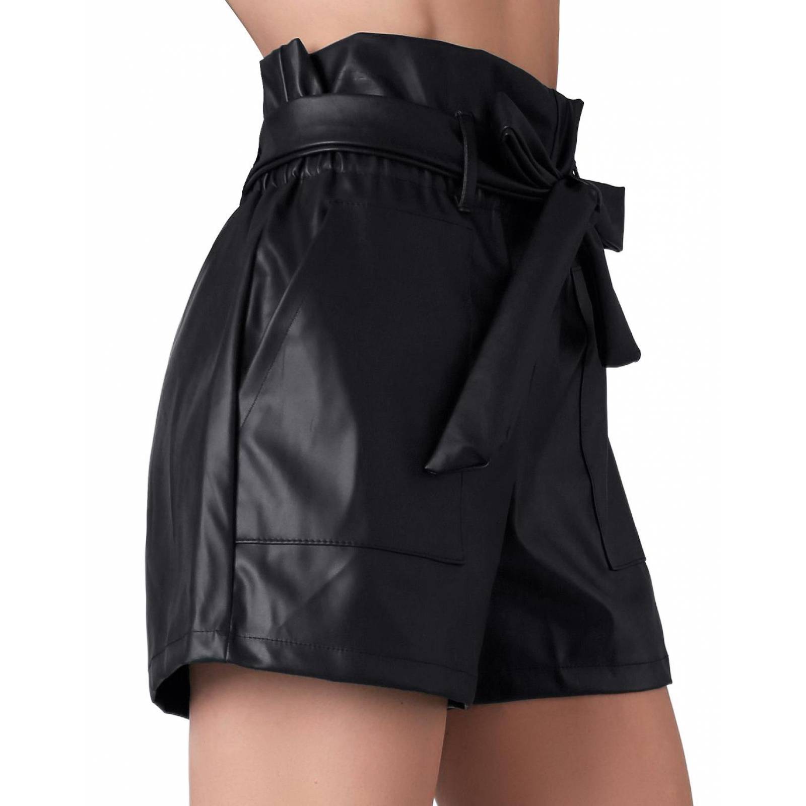 Short Mujer Casual Slim Negro Stfashion 72604405 