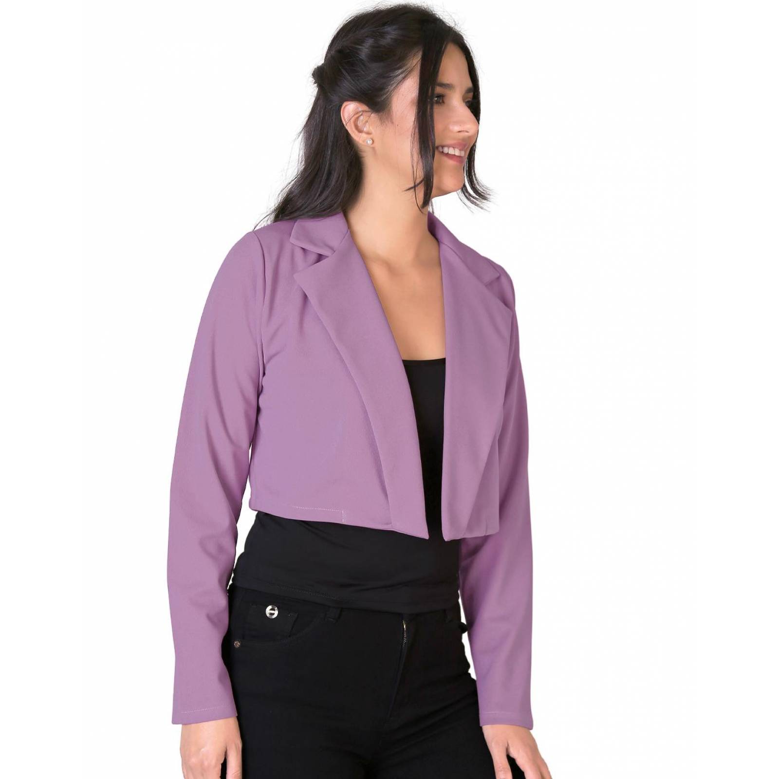 Saco Formal Blazer Mujer Morado Stfashion 52404240 