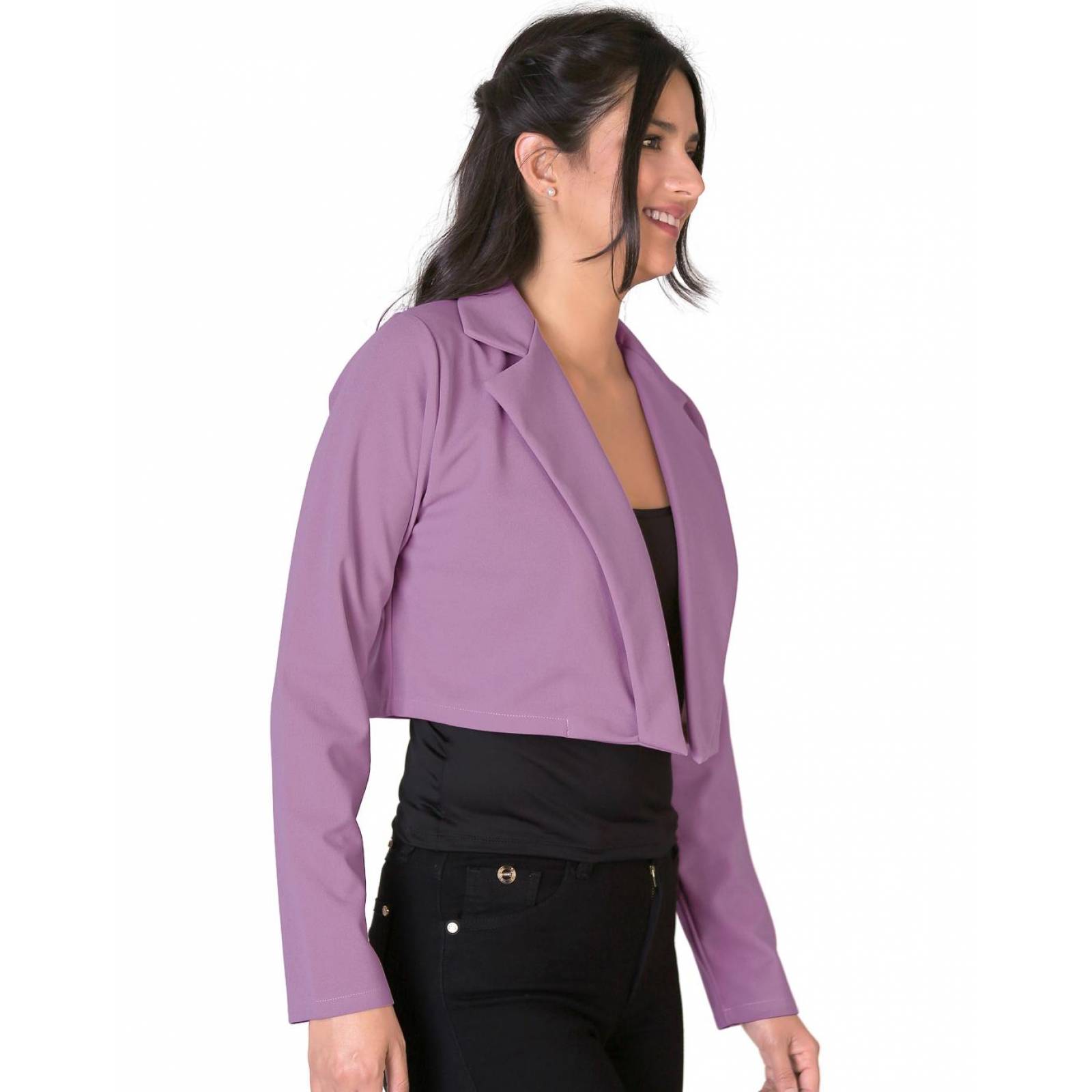 Saco Formal Blazer Mujer Morado Stfashion 52404240 