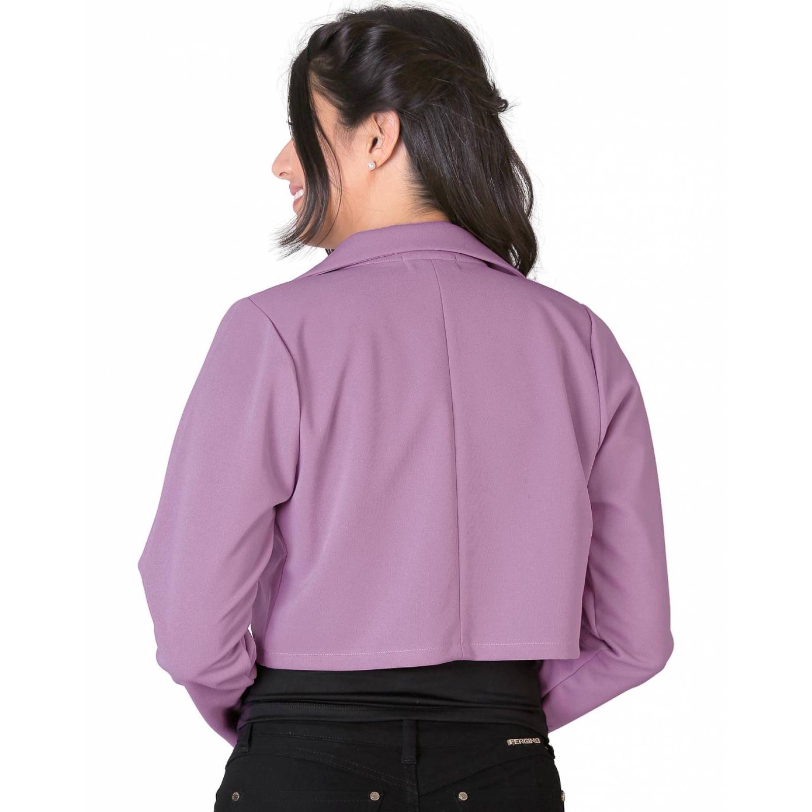Saco Formal Blazer Mujer Morado Stfashion 52404240 