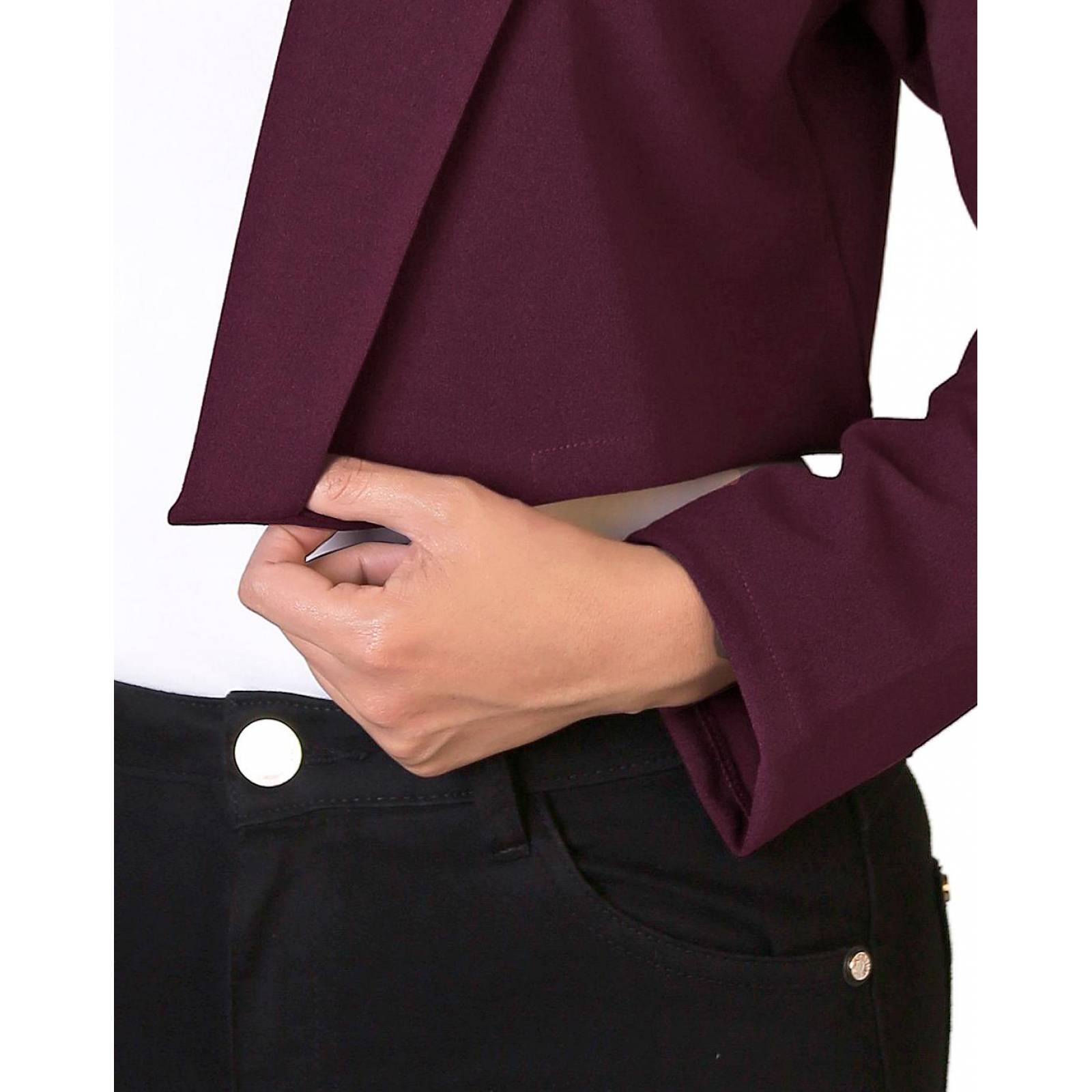 Saco Formal Blazer Mujer Vino Stfashion 52404242 