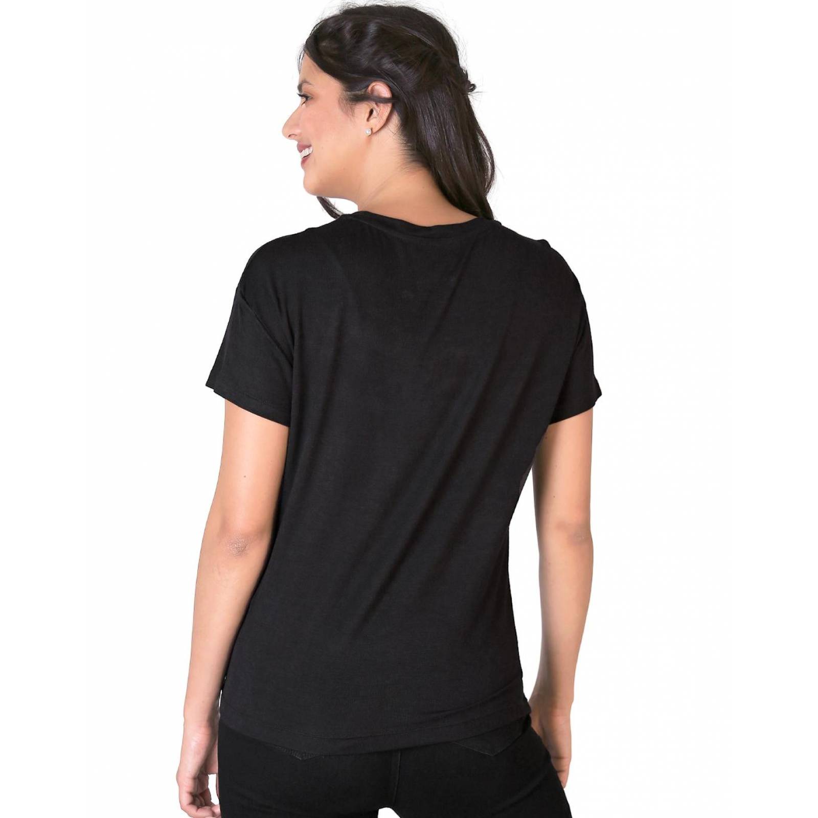 Playera Ramones Moda Camiseta Mujer Negro Toxic 51604401 