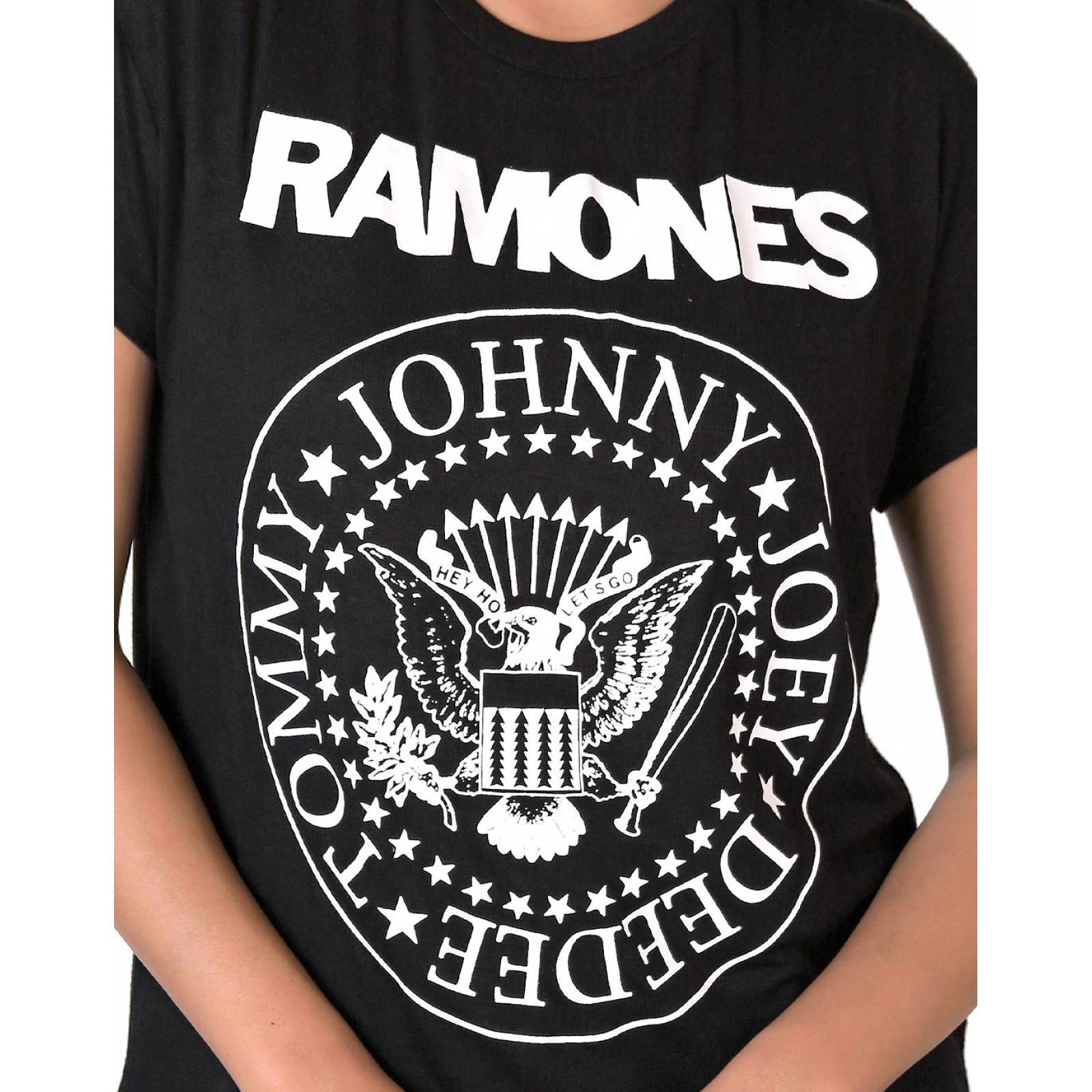 Playera Ramones Moda Camiseta Mujer Negro Toxic 51604401 