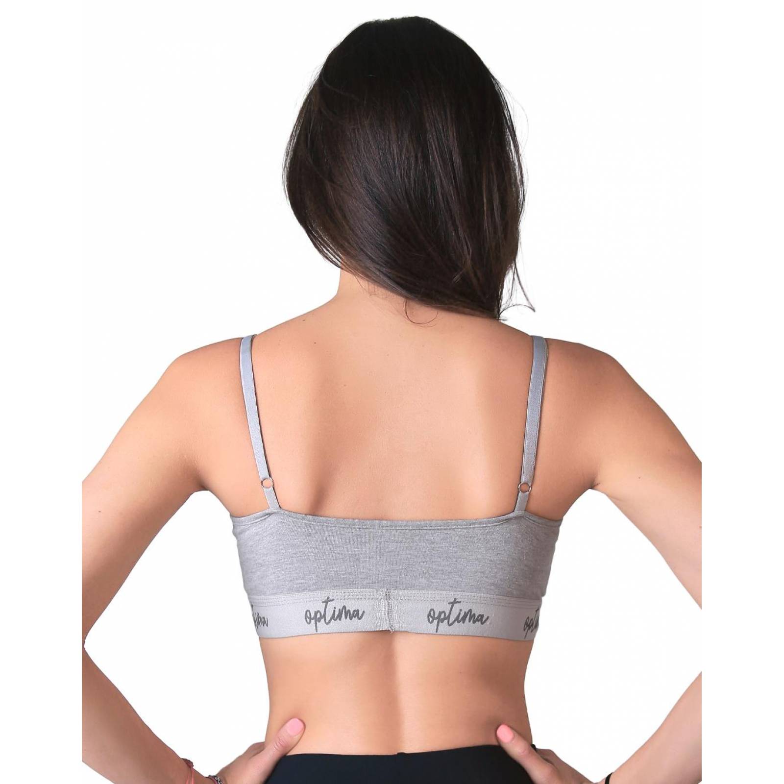 Top Mujer Básico Gris Optima 56503828 