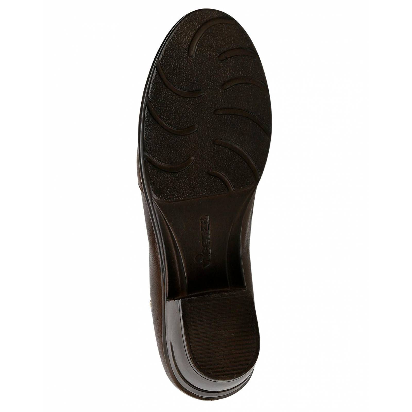 Zapatilla Tacon Mujer Café Piel Vicenza 09503701 