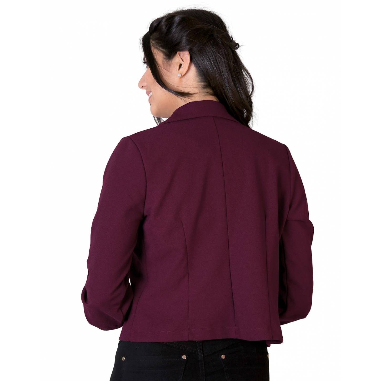 Saco Formal Blazer Mujer Vino Stfashion 79304233 