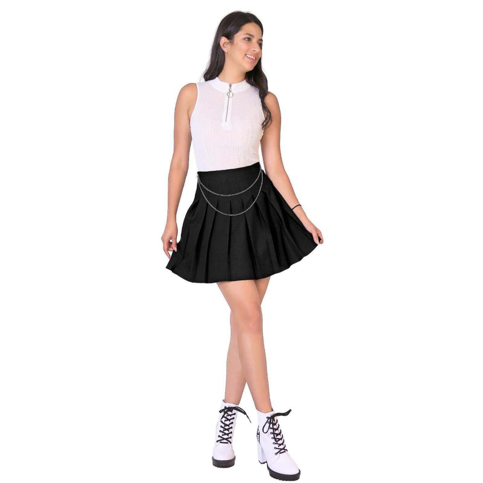 Falda Mujer Moda Negro Stfashion 71004413 .