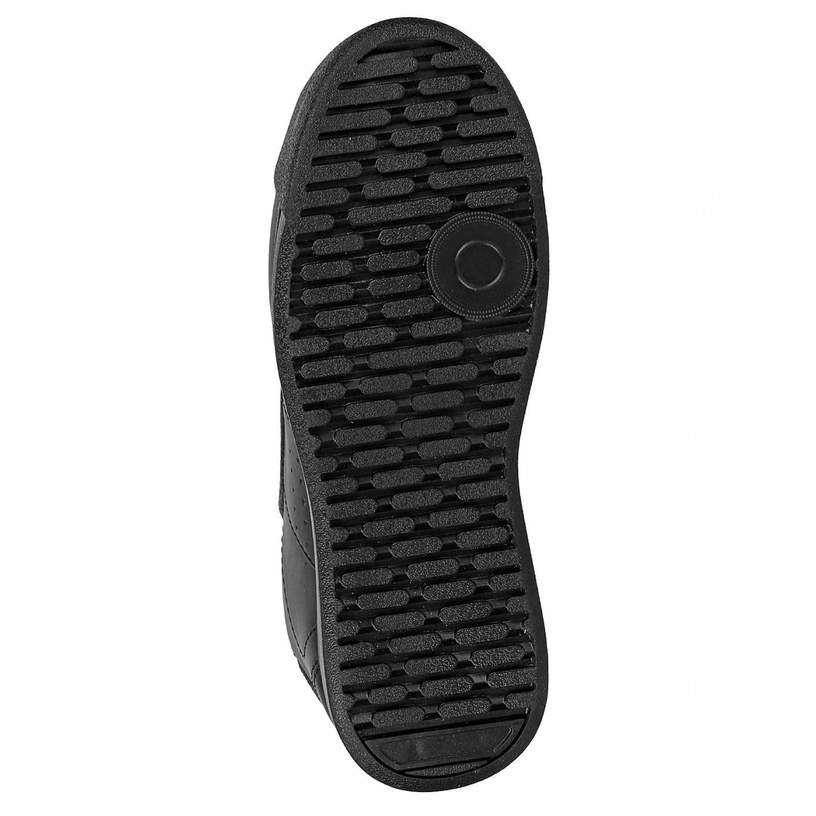 Tenis Moda Piso Mujer Negro Tacto Piel Stfashion 10803704 