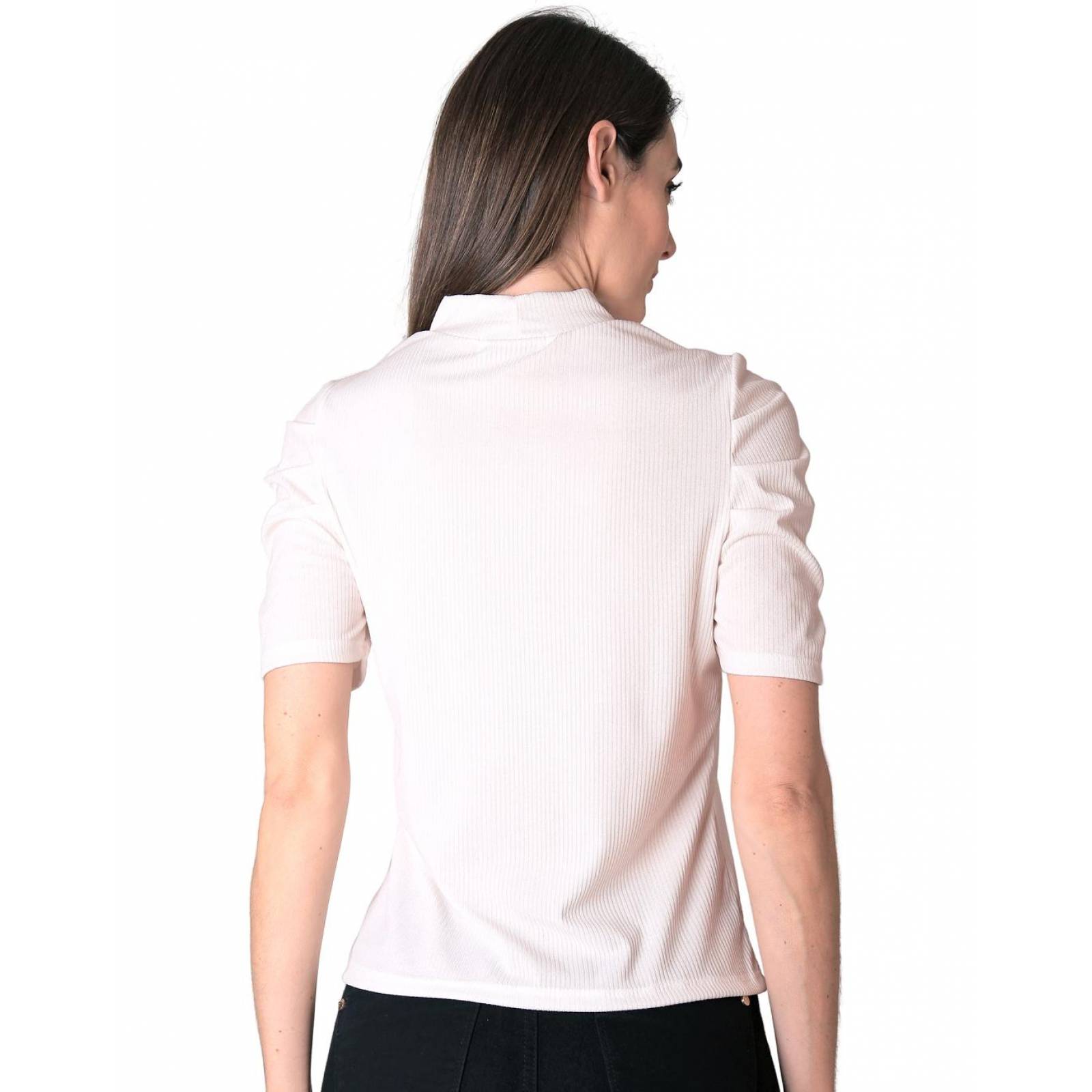 Playera Moda Camiseta Mujer Blanco Stfashion 50004427 