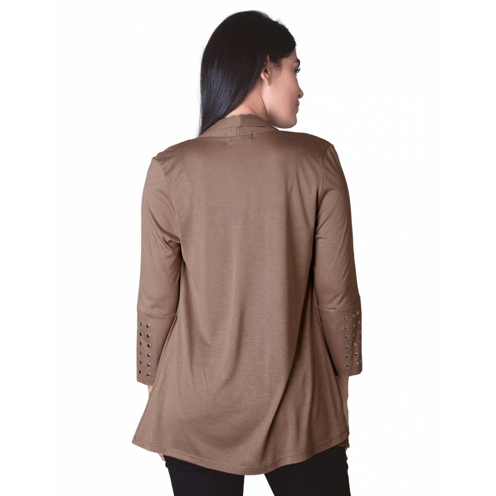 Saco Mujer Casual Cardigan Beige Stfashion 50004442