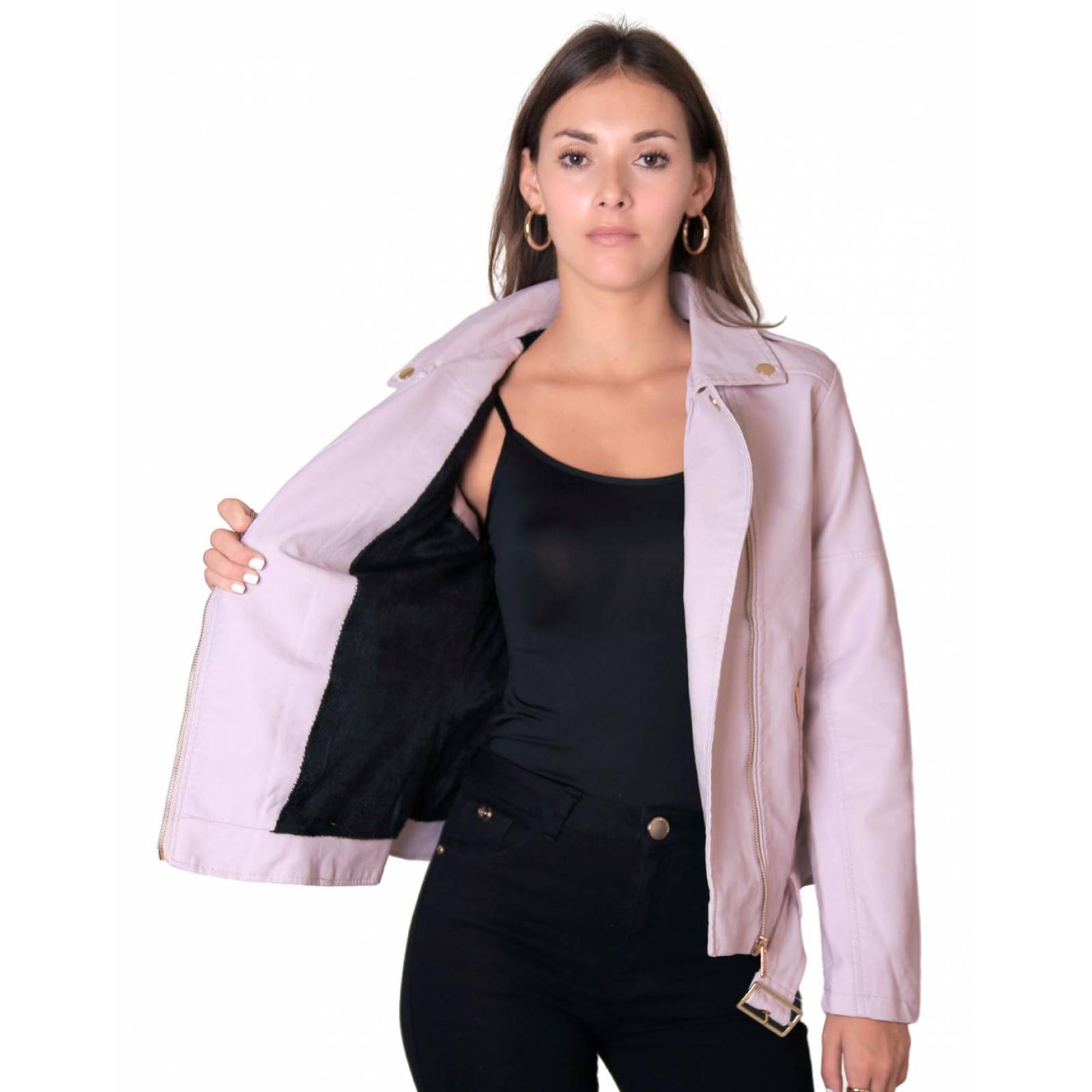 Chamarra Mujer Lila Roosevelt 50104422 