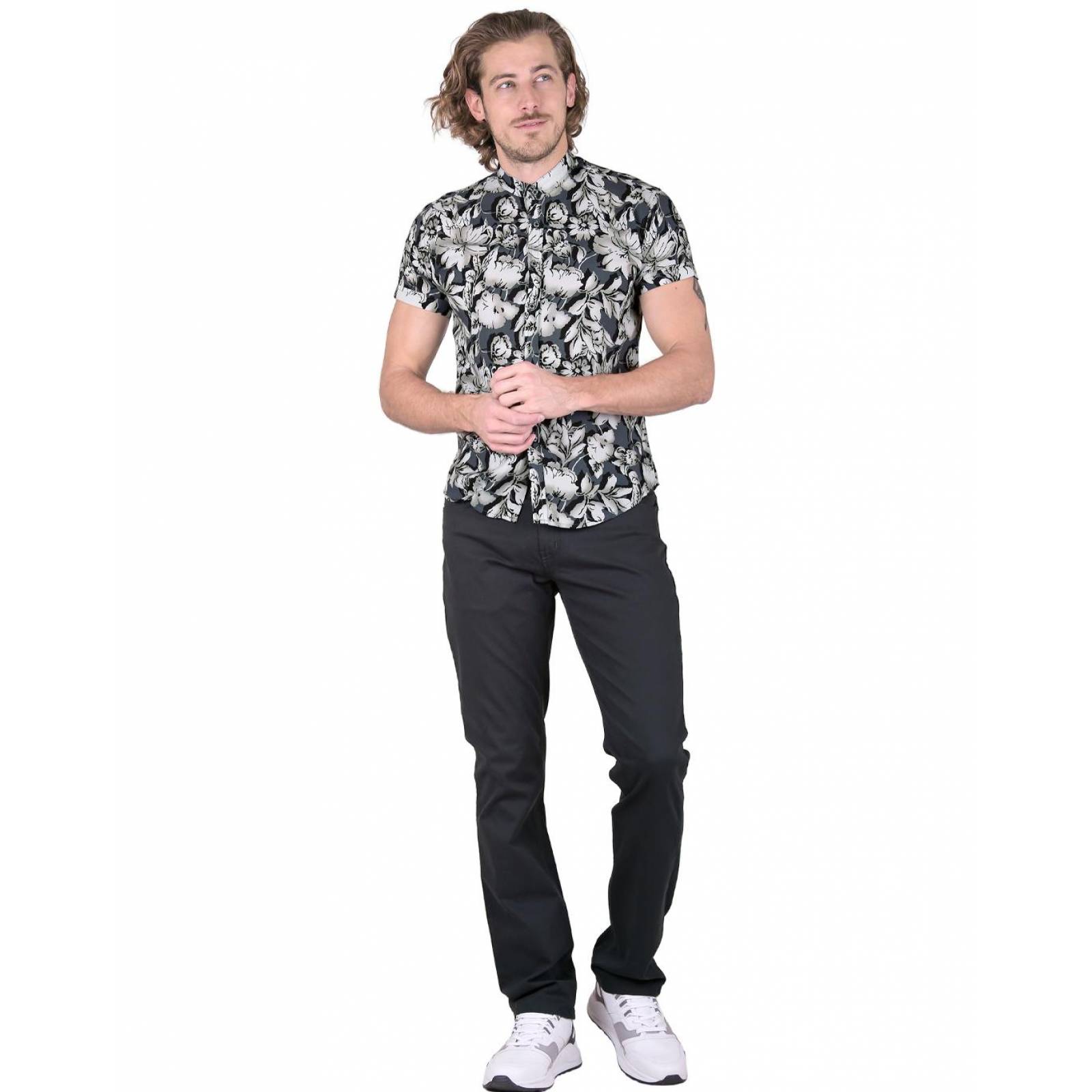 Pantalón Casual Hombre Oggi Movin 59102138 Gabardina Stretch Movin Oxford