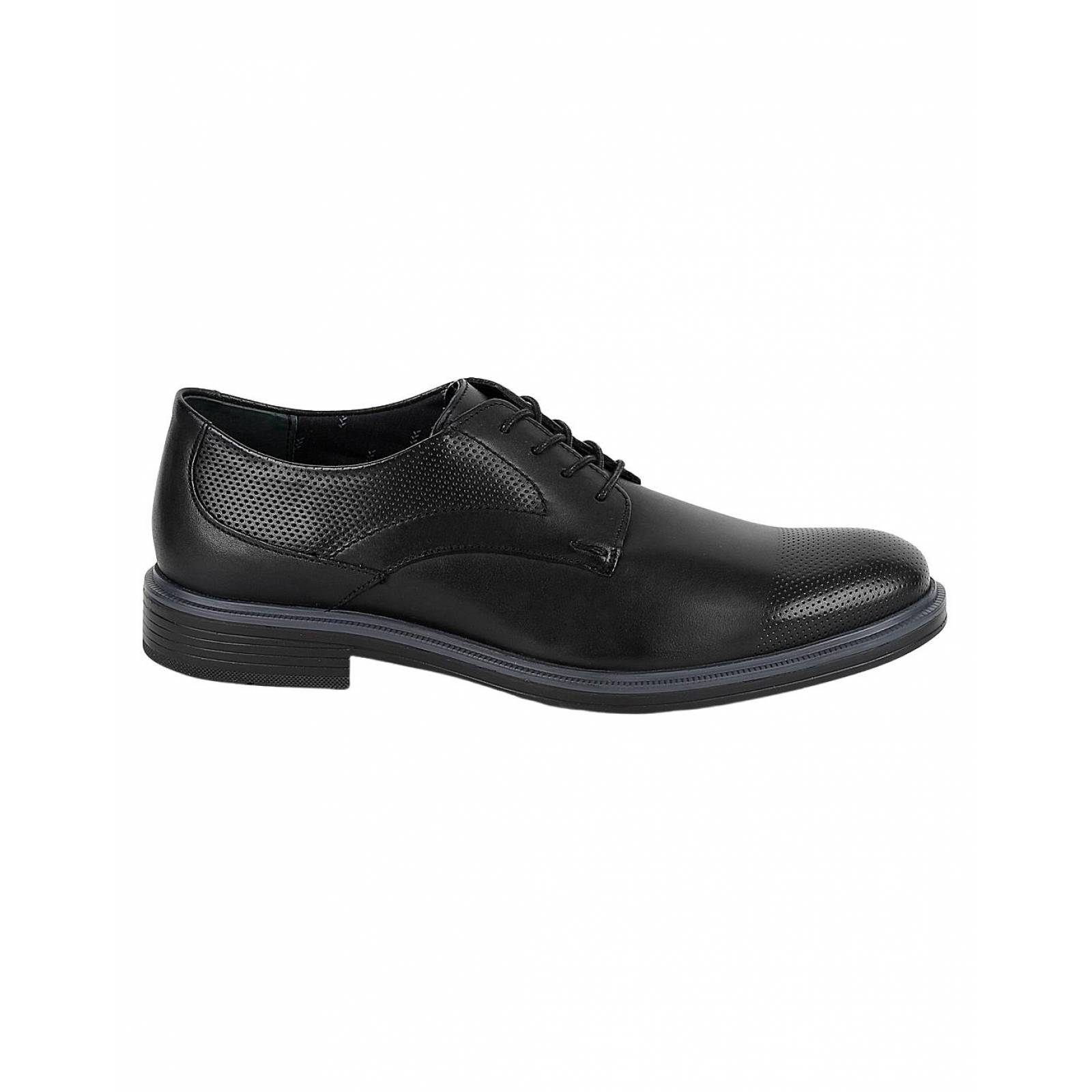 Zapato Hombre Oxford Vestir Oxford Negro Piel Flexi 02503721
