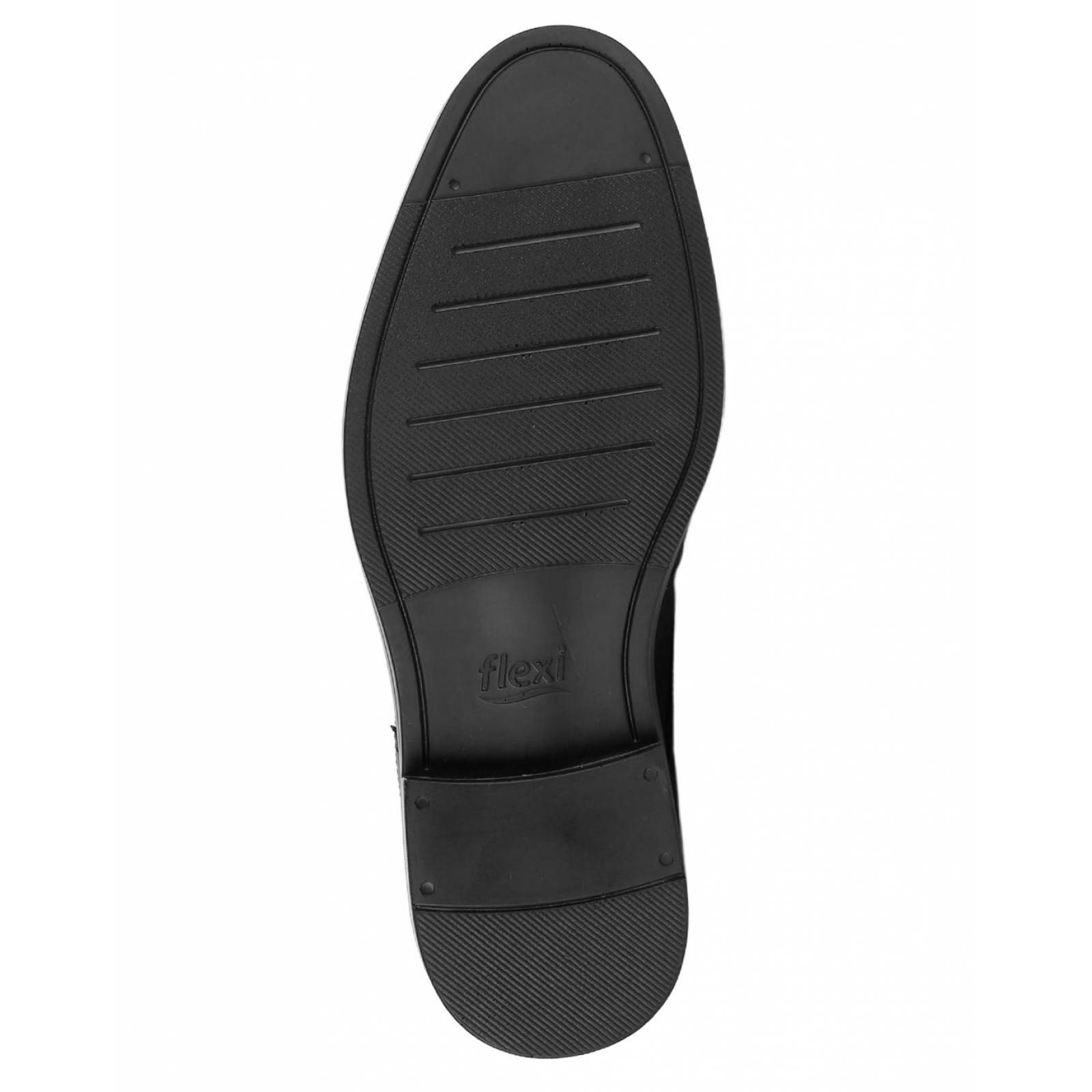 Zapato Hombre Oxford Vestir Oxford Negro Piel Flexi 02503721