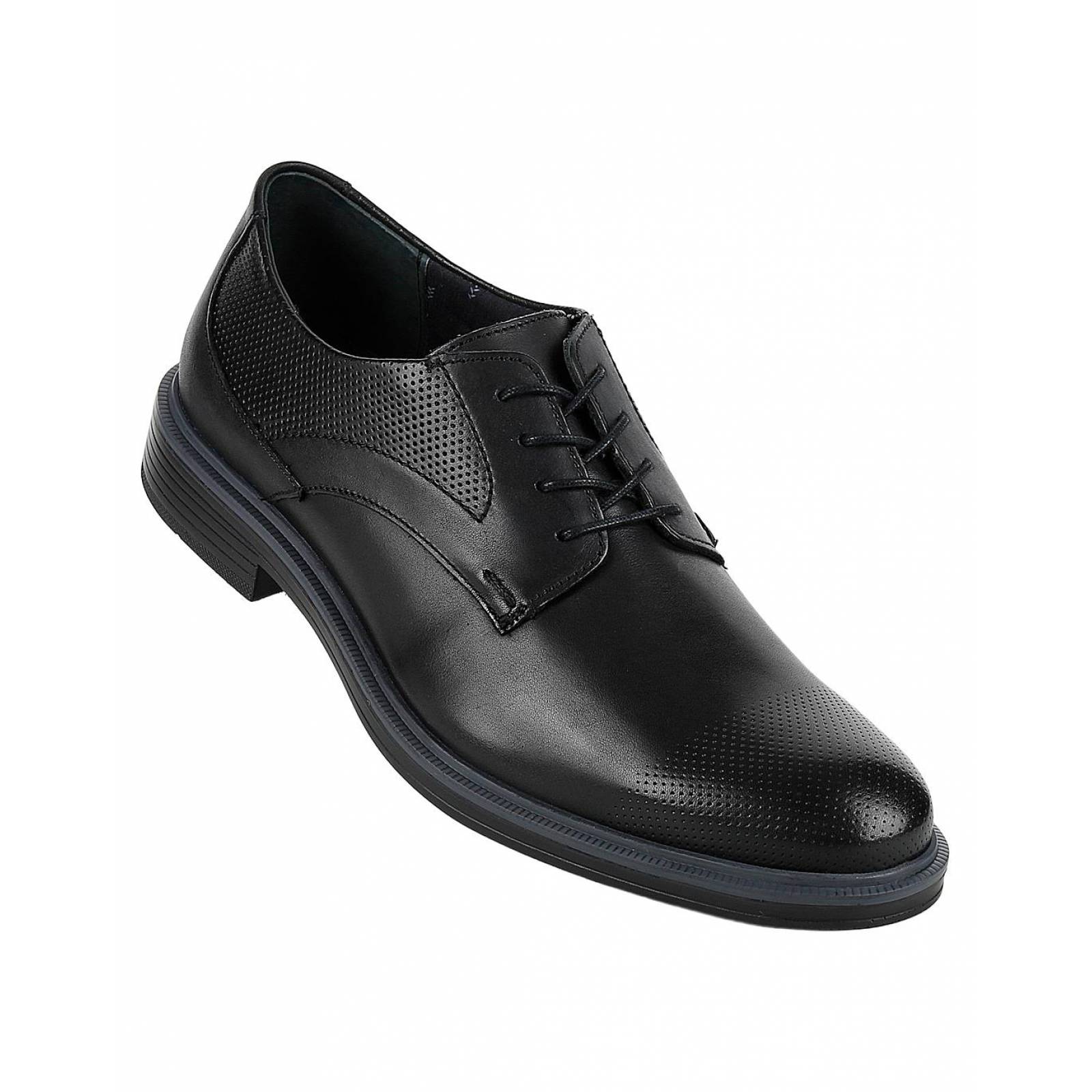 Zapato Hombre Oxford Vestir Oxford Negro Piel Flexi 02503721