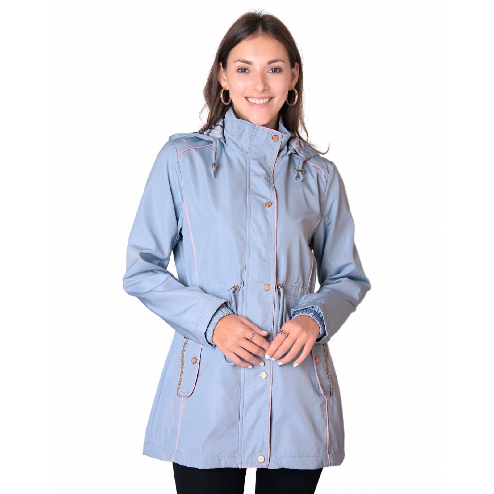 Chamarra Mujer Azul Roosevelt 50104484 