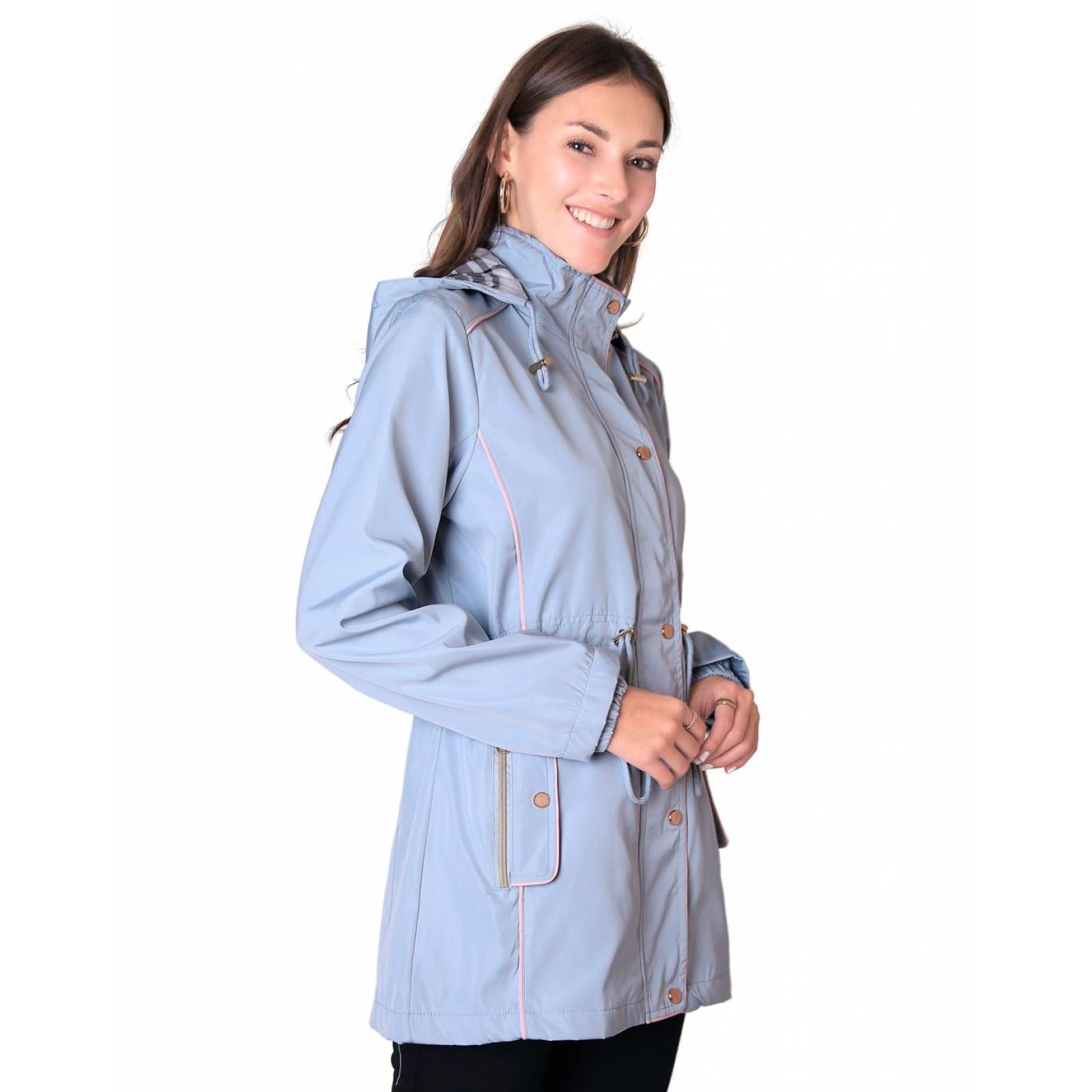 Chamarra Mujer Azul Roosevelt 50104484 