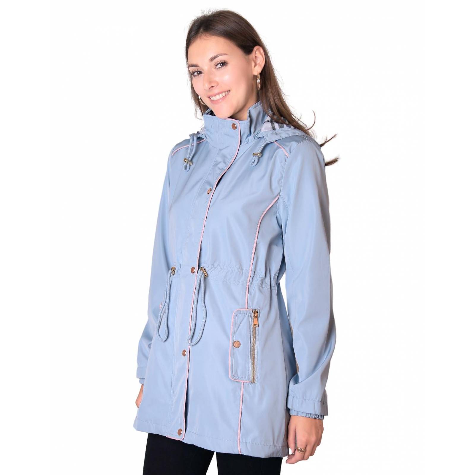 Chamarra Mujer Azul Roosevelt 50104484 