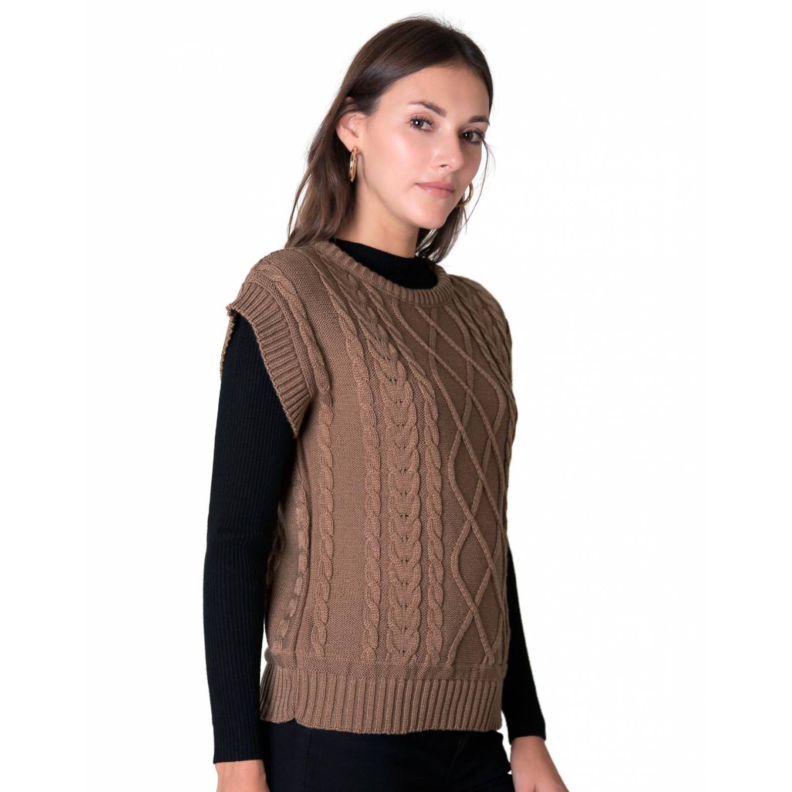 Chaleco Mujer Café Stfashion 71704410 
