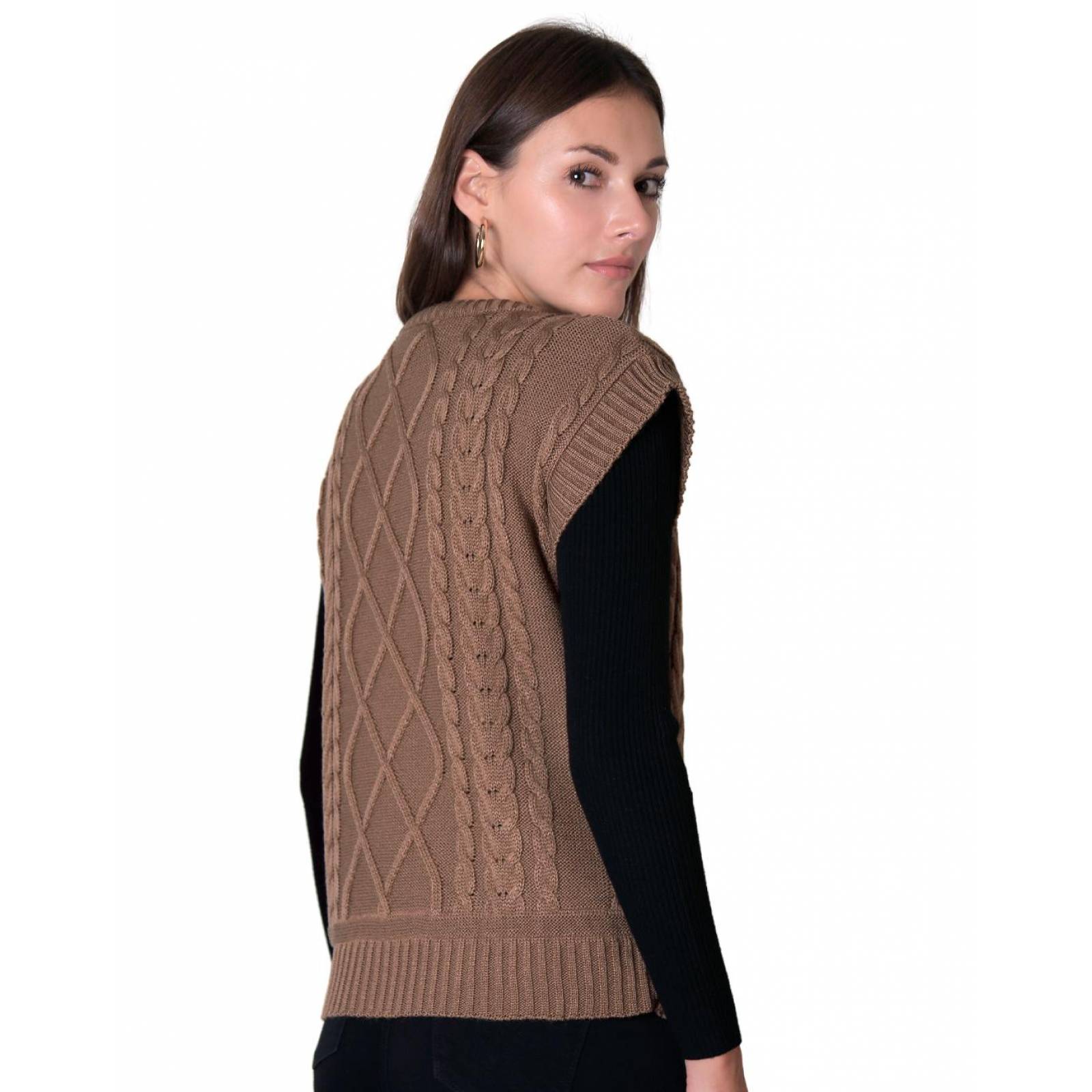 Chaleco Mujer Café Stfashion 71704410 