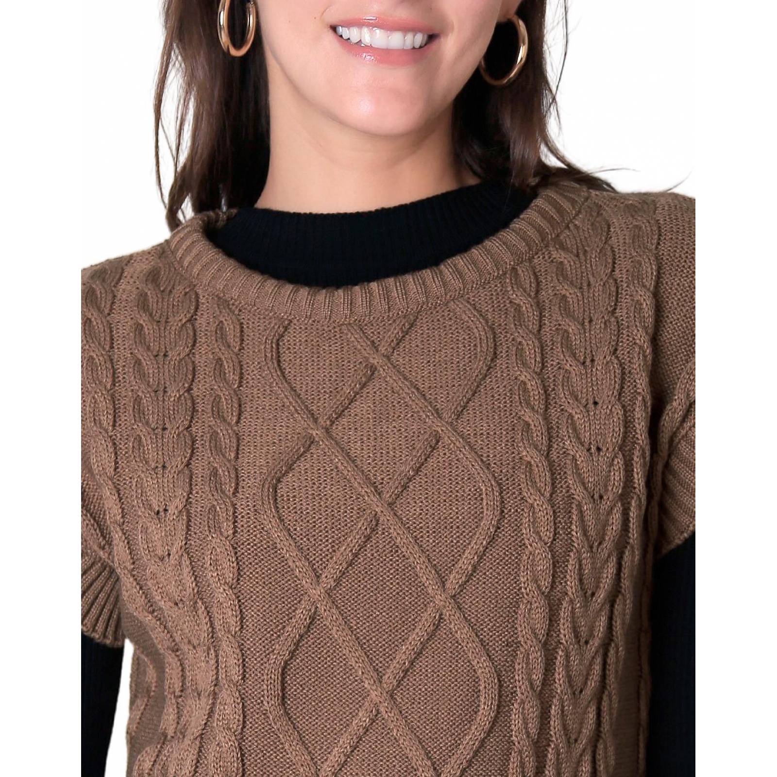 Chaleco Mujer Café Stfashion 71704410 
